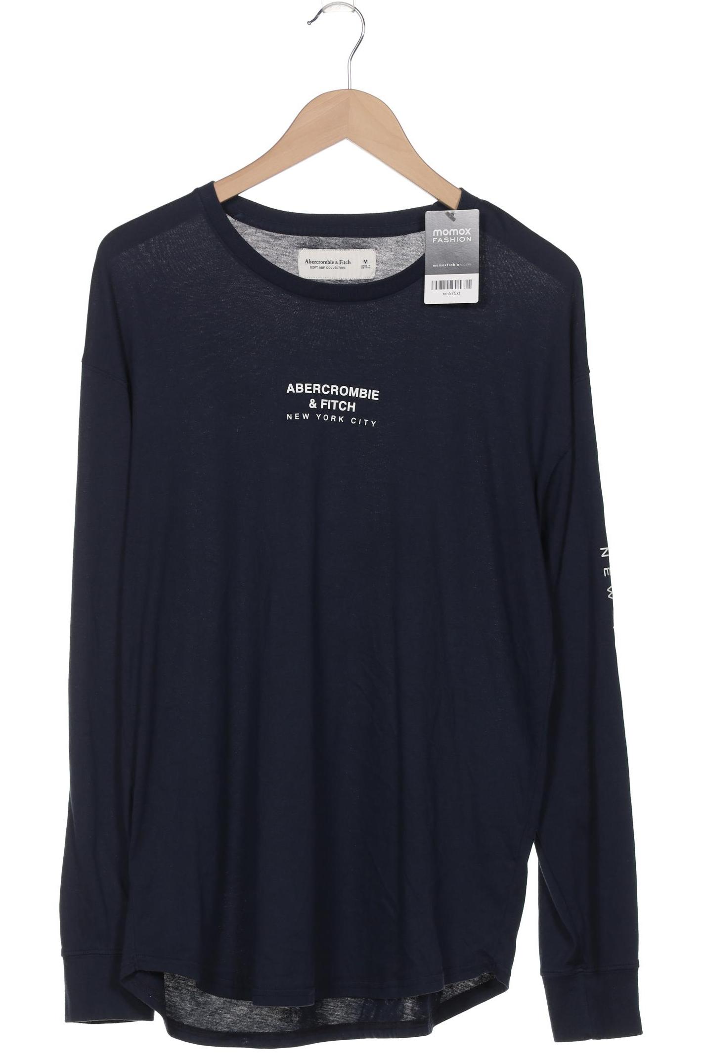 

Abercrombie & Fitch Herren Langarmshirt, marineblau, Gr. 48