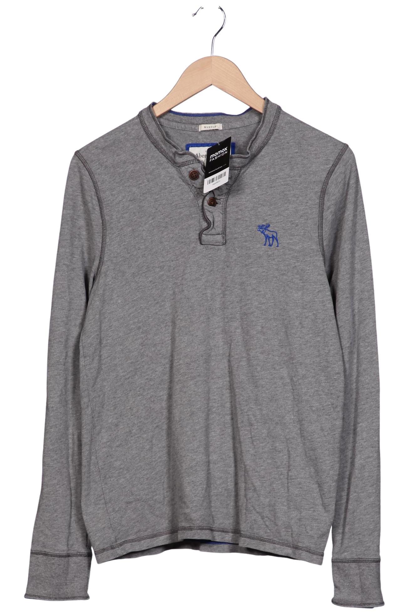 

Abercrombie & Fitch Herren Langarmshirt, grau, Gr. 48