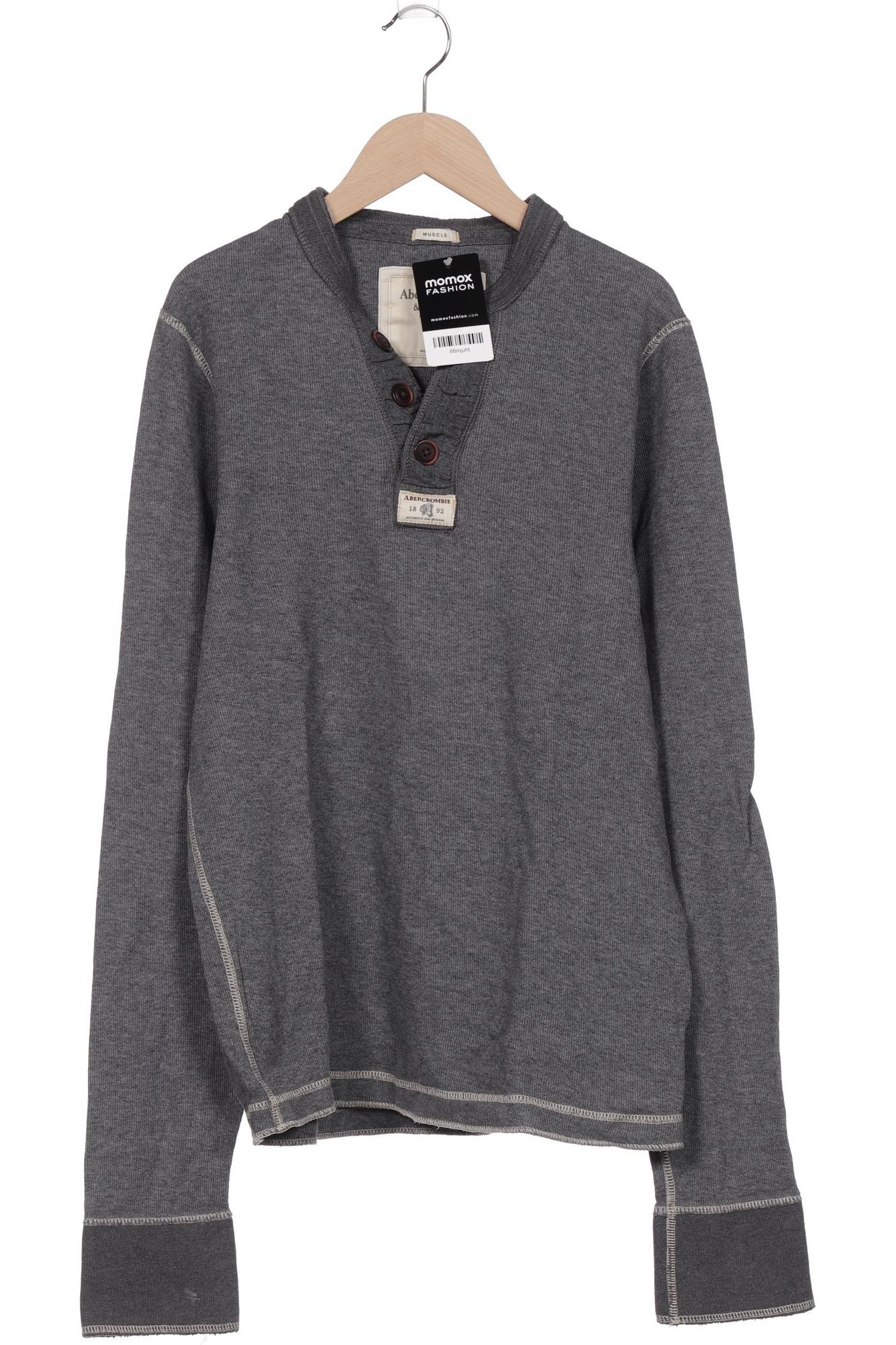 

Abercrombie & Fitch Herren Langarmshirt, grau, Gr. 48