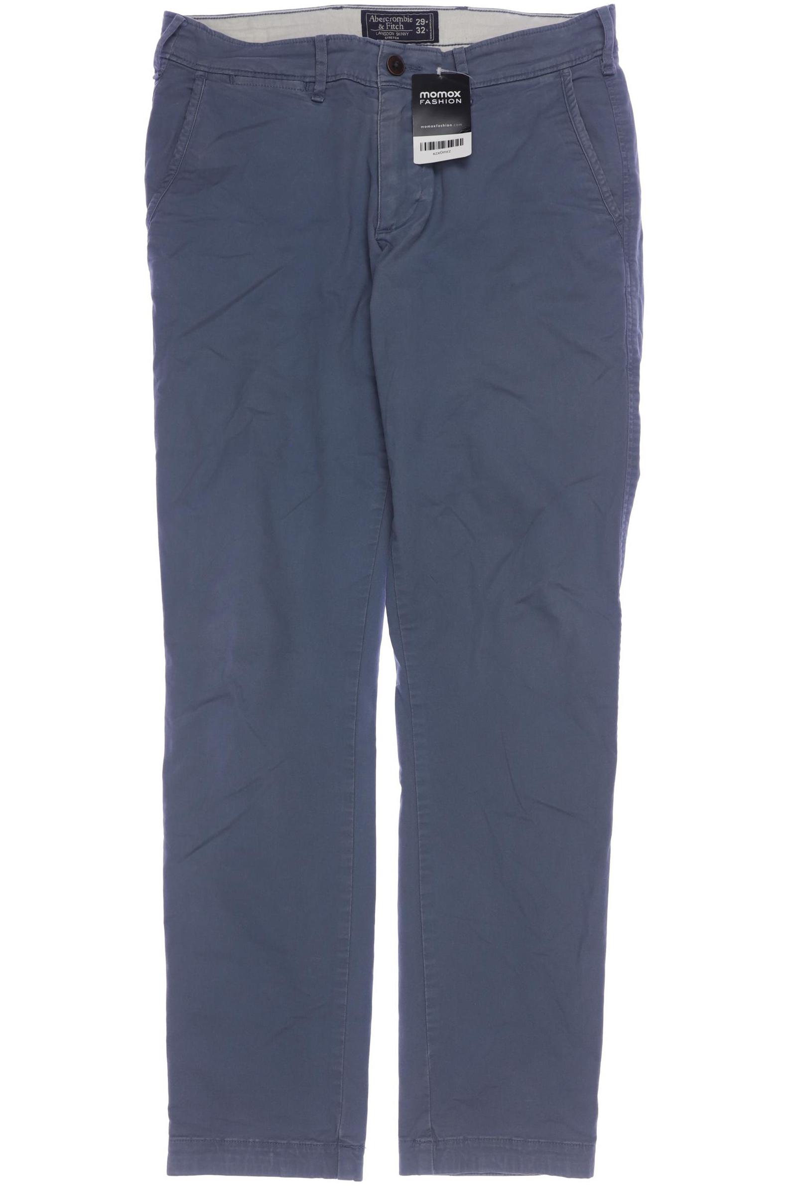 

Abercrombie & Fitch Herren Stoffhose, blau, Gr. 29
