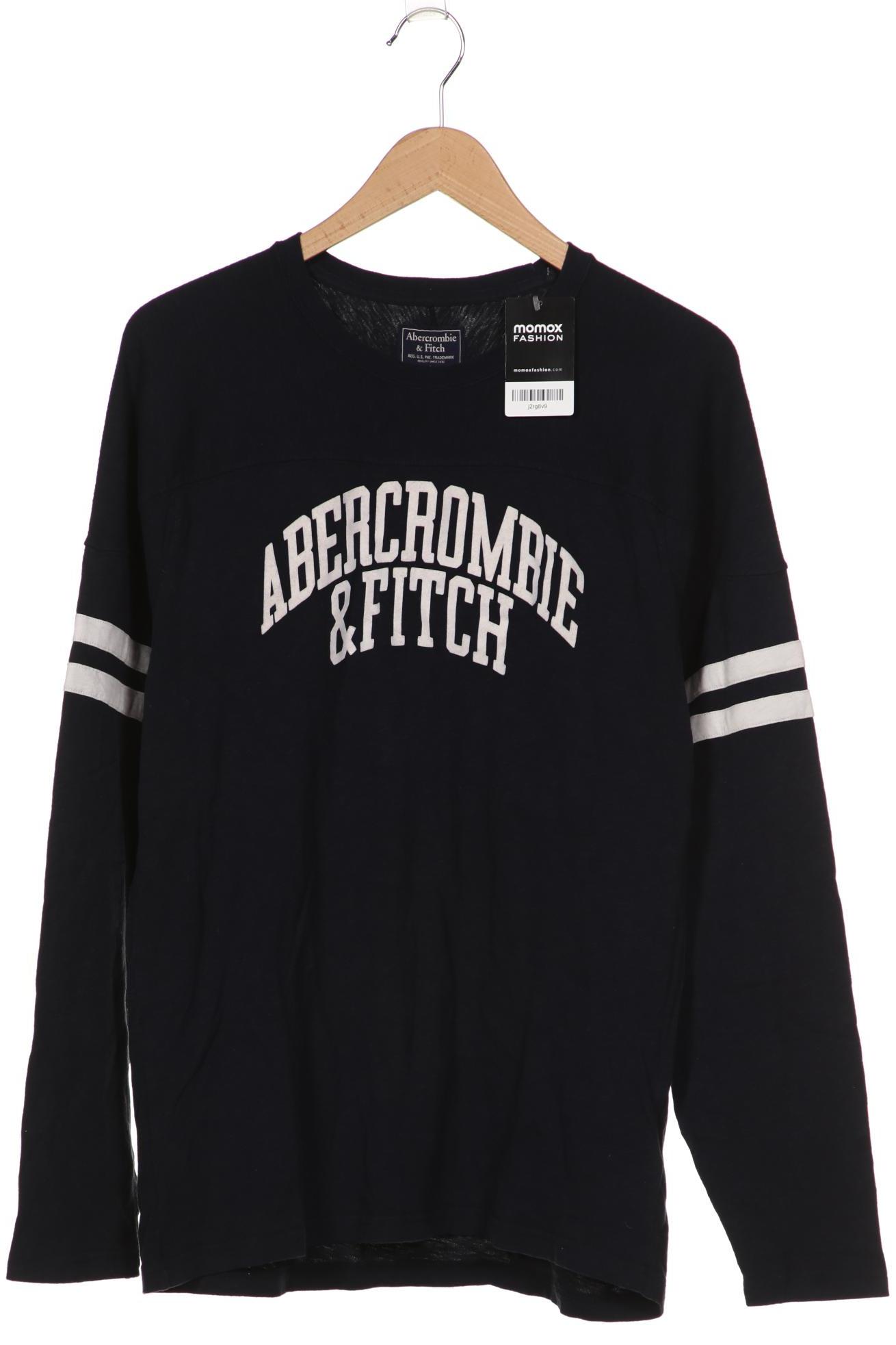 

Abercrombie & Fitch Herren Langarmshirt, marineblau