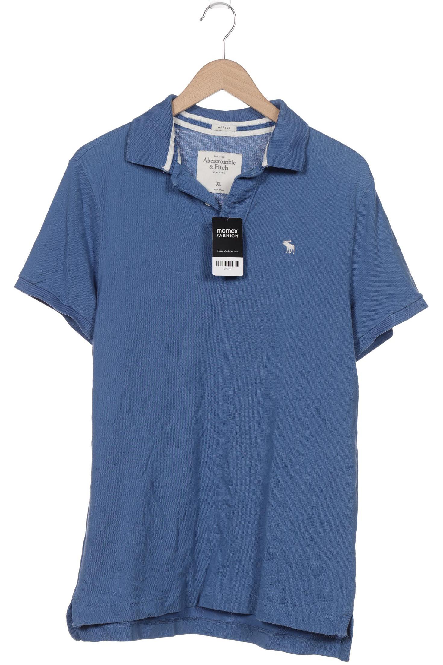 

Abercrombie & Fitch Herren Poloshirt, blau