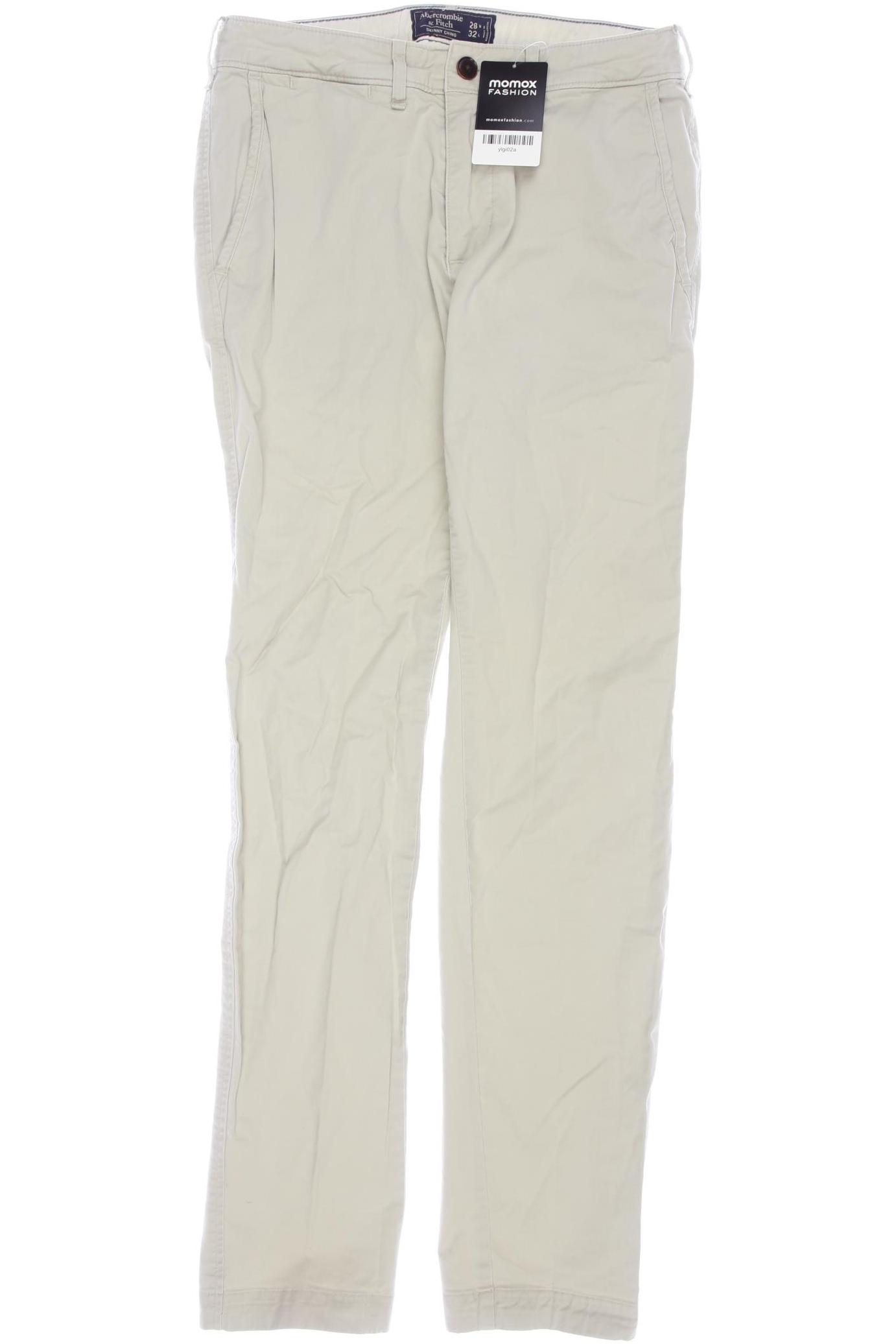 

Abercrombie & Fitch Herren Stoffhose, hellgrün, Gr. 28