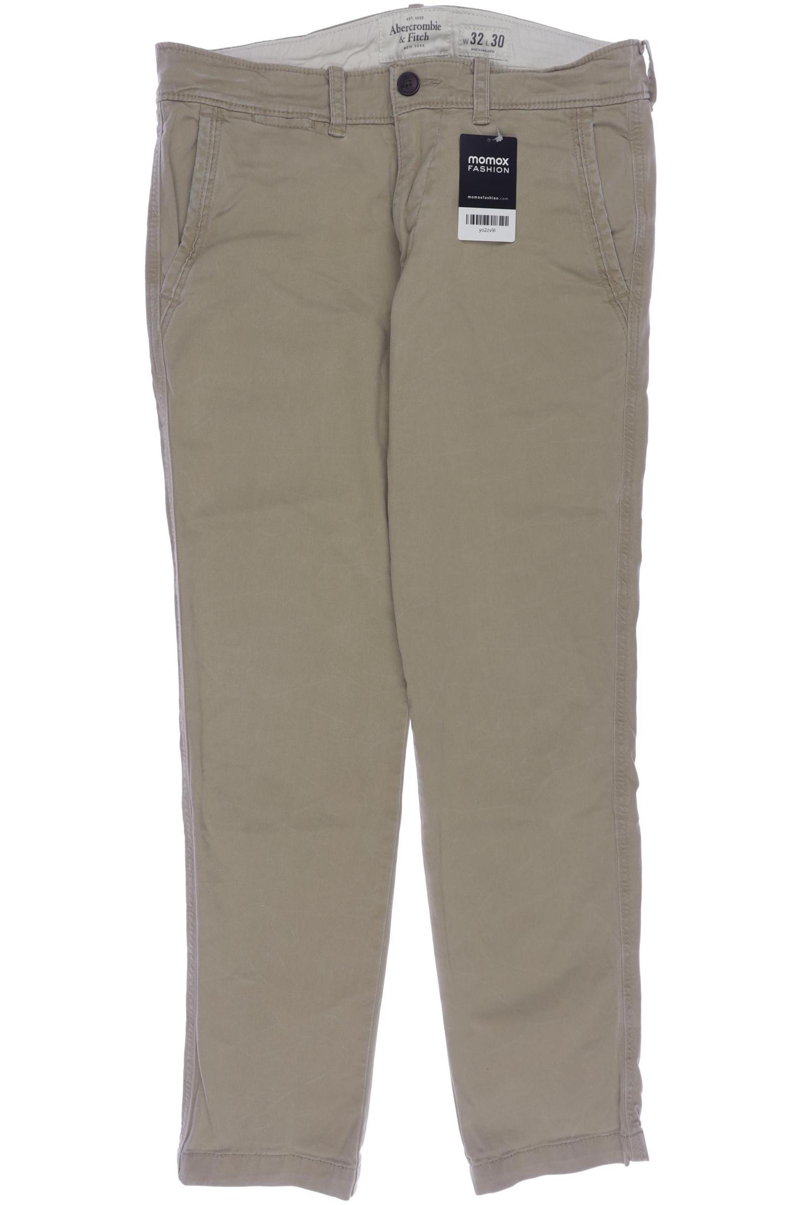 

Abercrombie & Fitch Herren Stoffhose, beige, Gr. 32