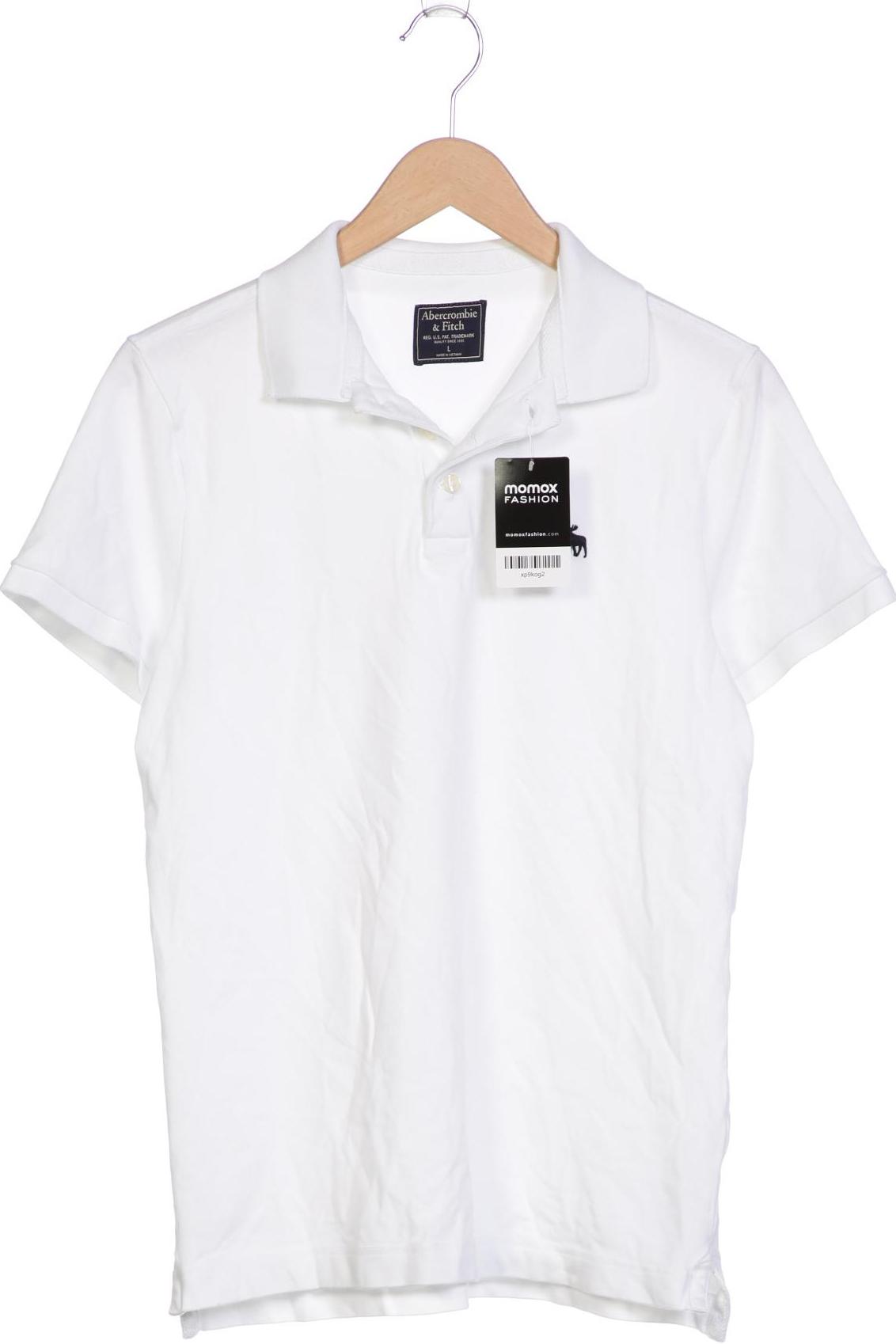

Abercrombie & Fitch Herren Poloshirt, weiß, Gr. 52