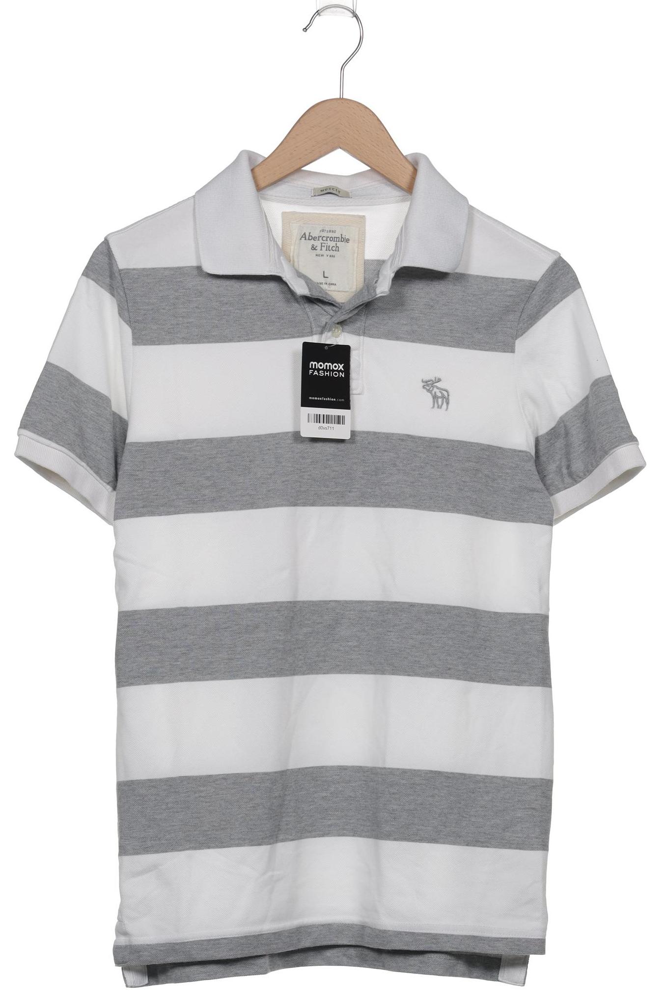 

Abercrombie & Fitch Herren Poloshirt, grau, Gr. 52