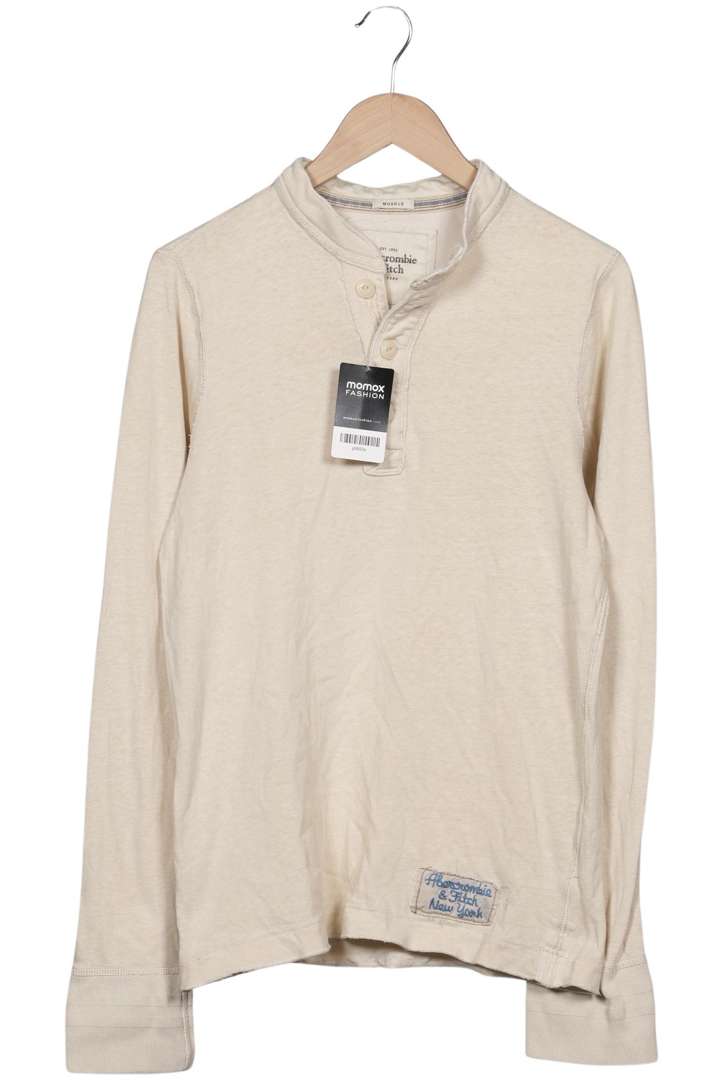 

Abercrombie & Fitch Herren Langarmshirt, beige, Gr. 48