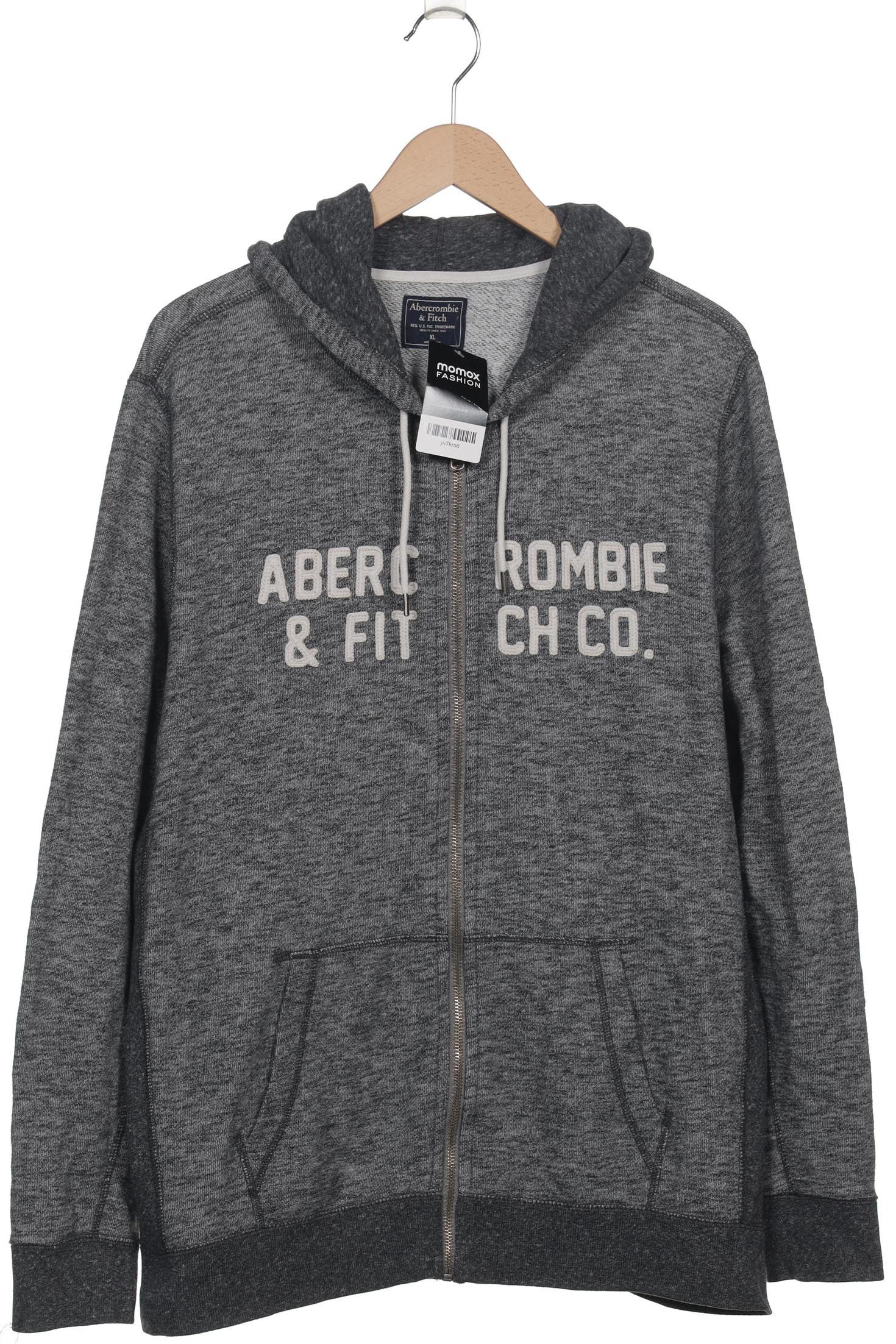 

Abercrombie & Fitch Herren Kapuzenpullover, grau, Gr. 54