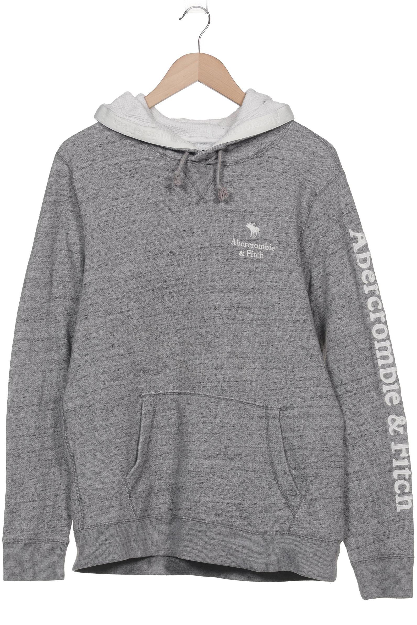 

Abercrombie & Fitch Herren Kapuzenpullover, grau, Gr. 54