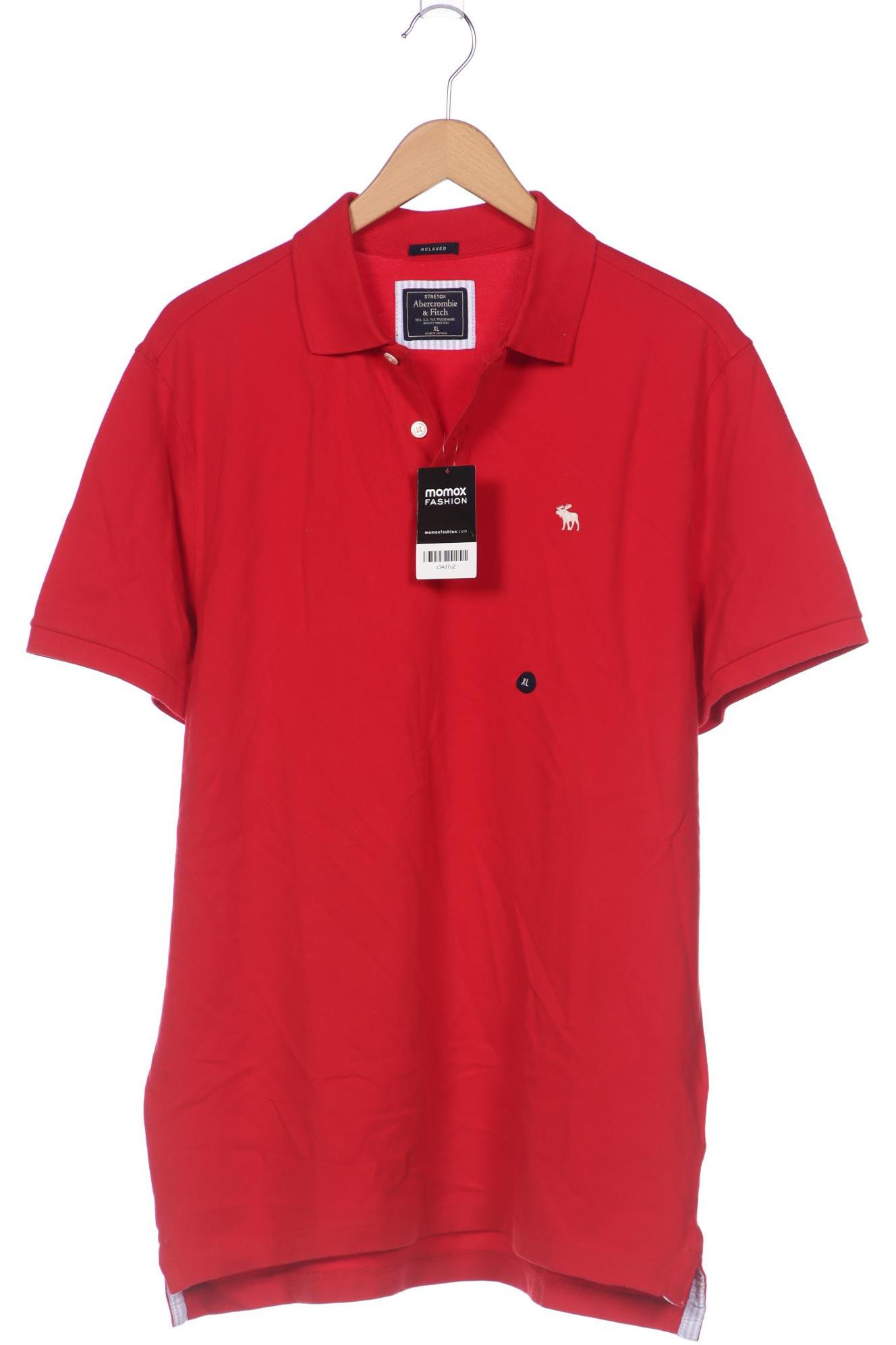 

Abercrombie & Fitch Herren Poloshirt, rot, Gr. 54