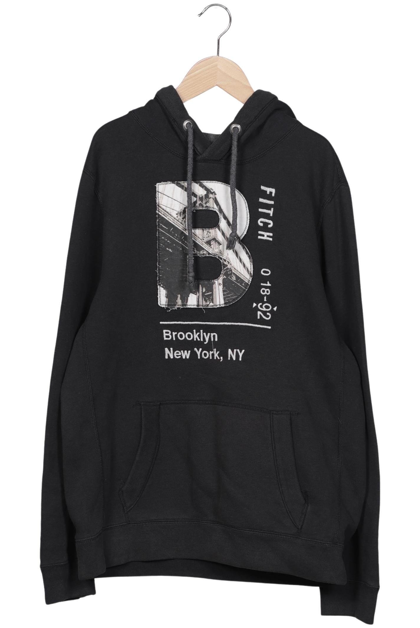 

Abercrombie & Fitch Herren Kapuzenpullover, schwarz, Gr. 52