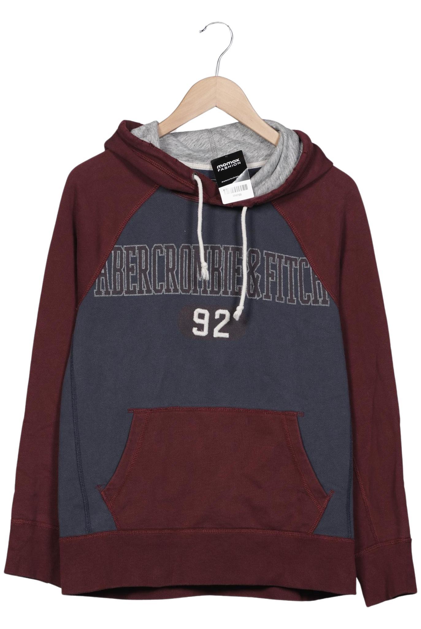 

Abercrombie & Fitch Herren Kapuzenpullover, bordeaux, Gr. 46