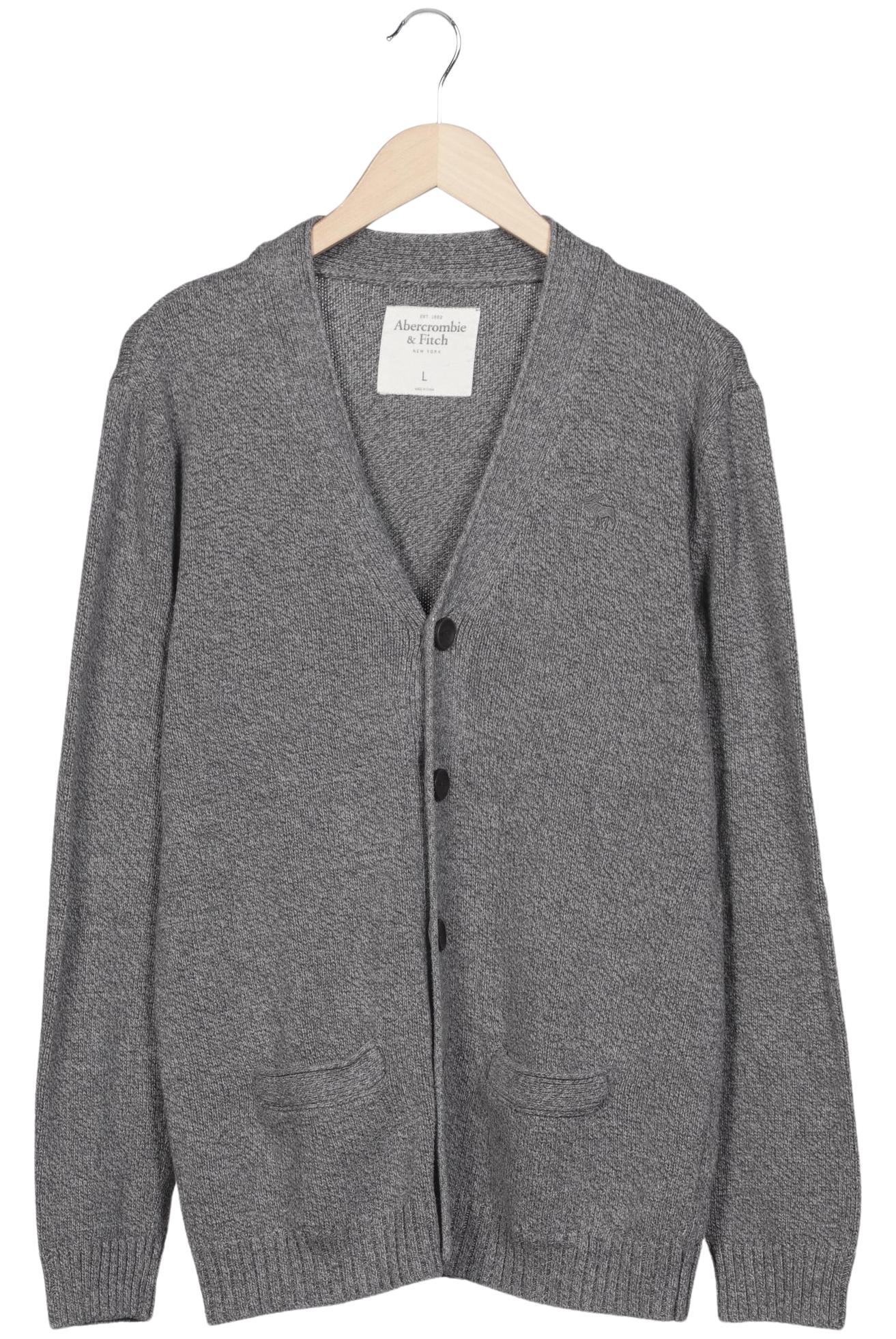

Abercrombie & Fitch Herren Strickjacke, grau, Gr. 52
