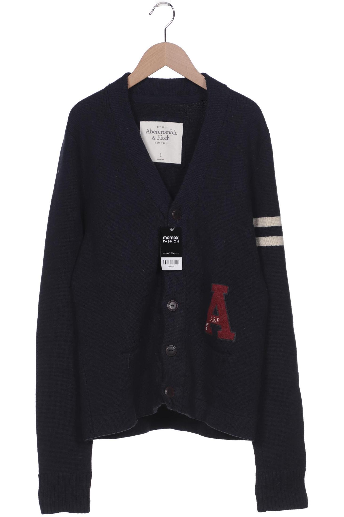 

Abercrombie & Fitch Herren Strickjacke, marineblau