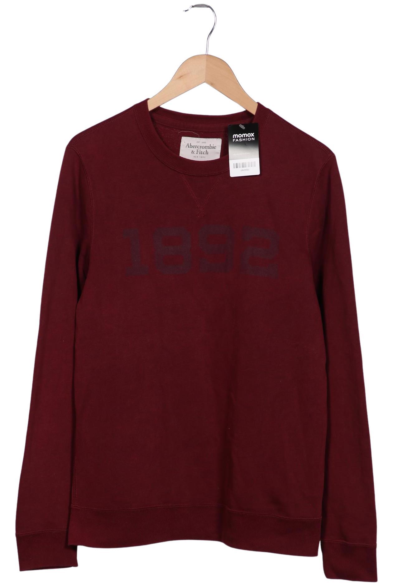 

Abercrombie & Fitch Herren Sweatshirt, bordeaux, Gr. 48