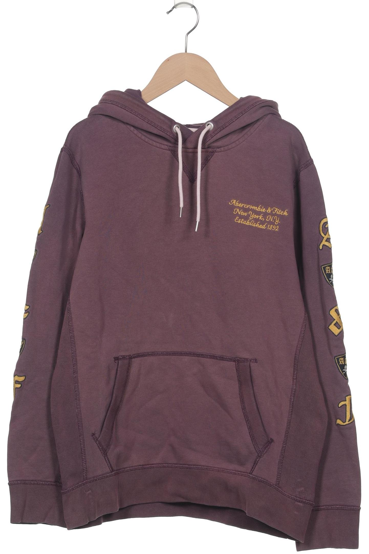 

Abercrombie & Fitch Herren Kapuzenpullover, flieder, Gr. 46