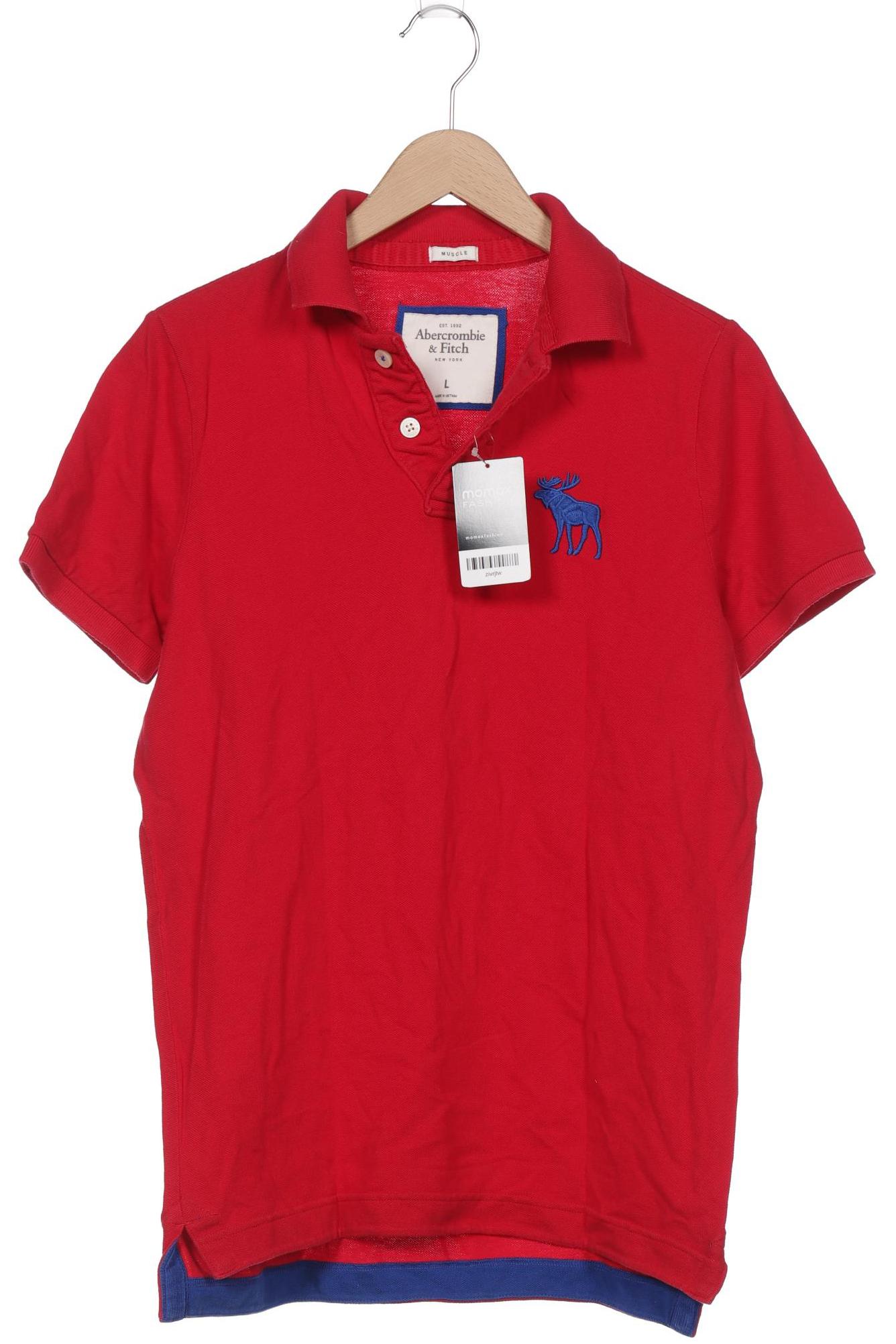 

Abercrombie & Fitch Herren Poloshirt, rot, Gr. 52