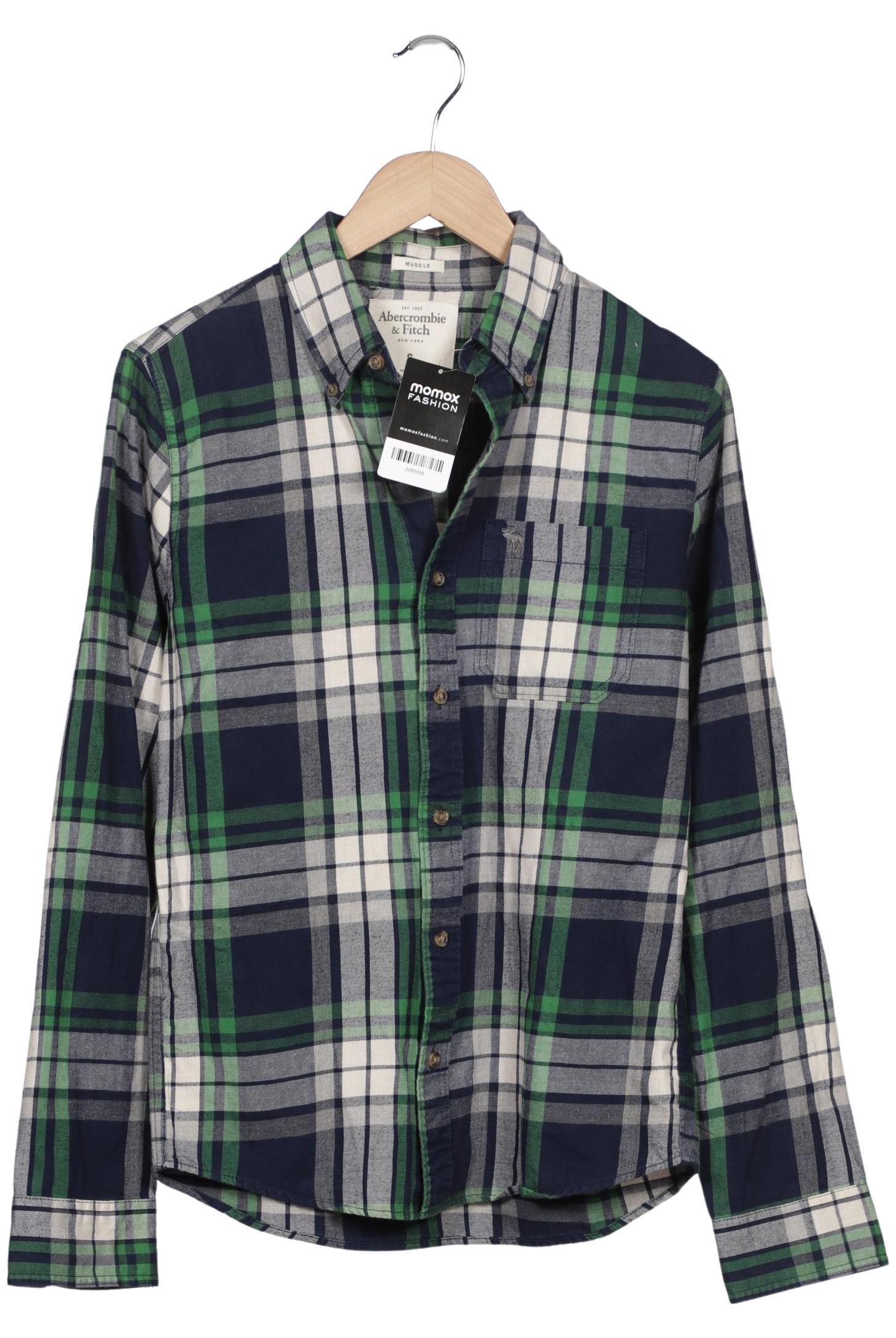 

Abercrombie & Fitch Herren Hemd, marineblau, Gr. 46