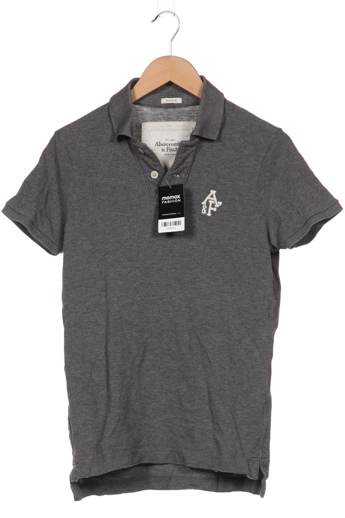 

Abercrombie & Fitch Herren Poloshirt, grau