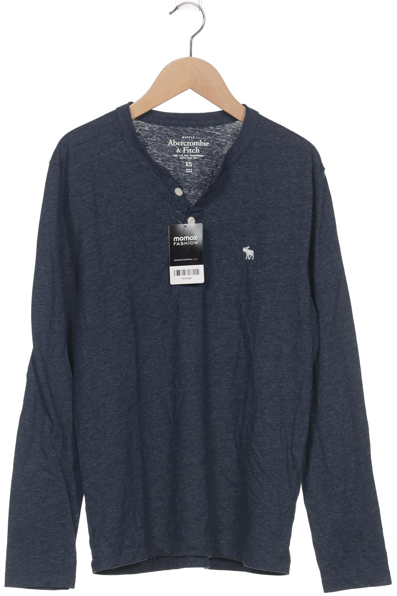 

Abercrombie & Fitch Herren Langarmshirt, marineblau, Gr. 44