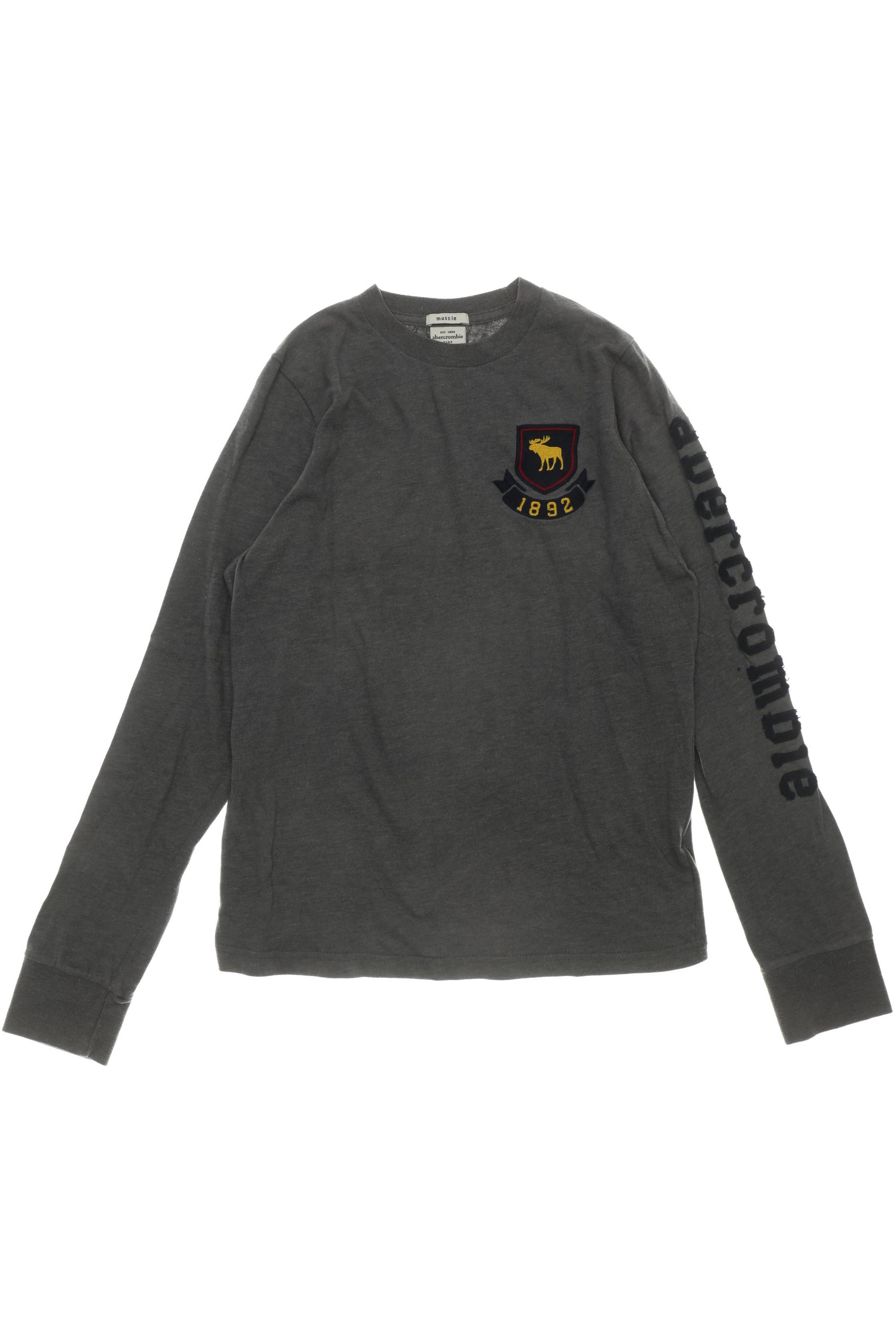 

Abercrombie & Fitch Jungen Langarmshirt, grau, Gr.