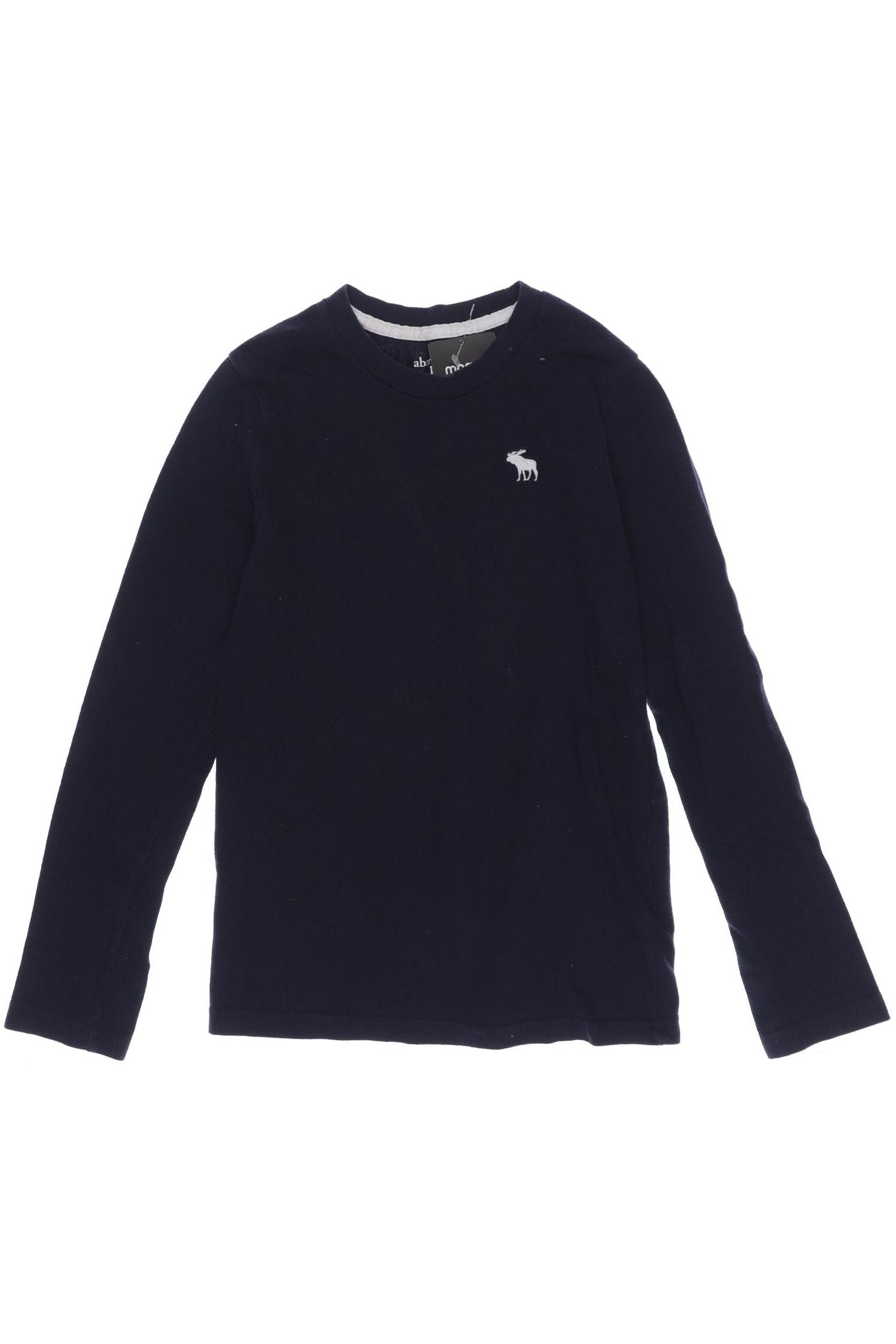 

Abercrombie & Fitch Herren Langarmshirt, marineblau, Gr. 140