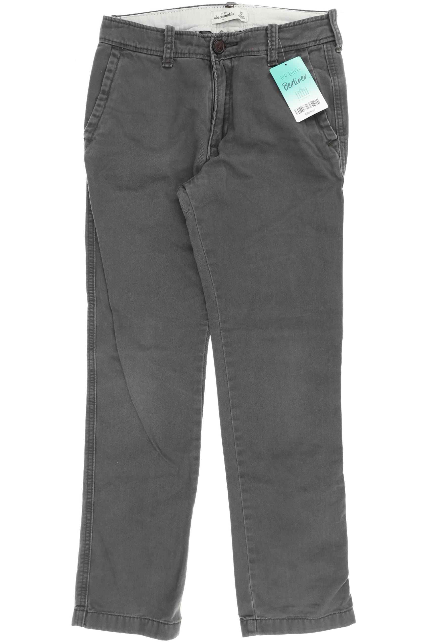 

Abercrombie & Fitch Herren Stoffhose, grau, Gr. 152