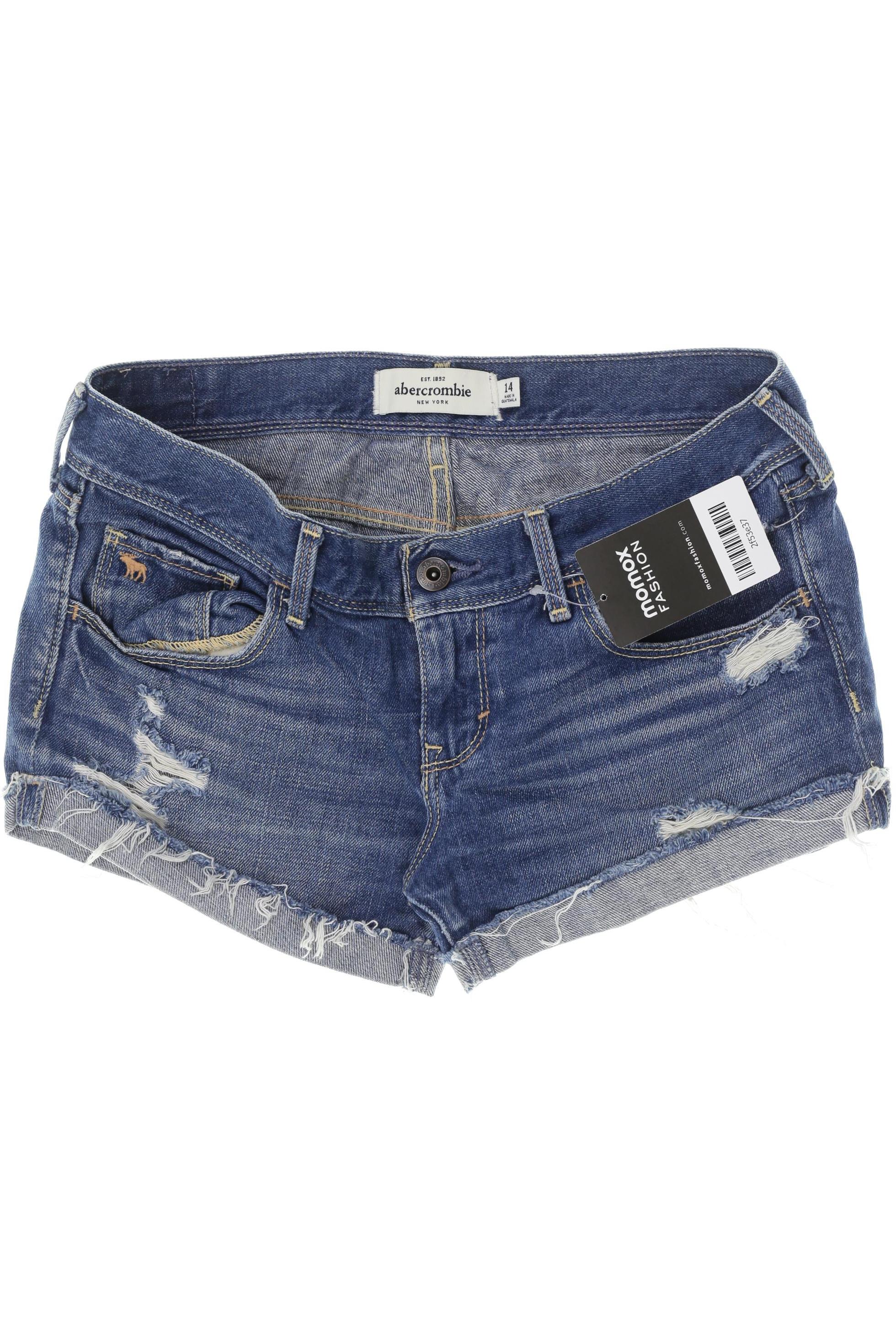 

Abercrombie & Fitch Damen Shorts, blau, Gr. 164