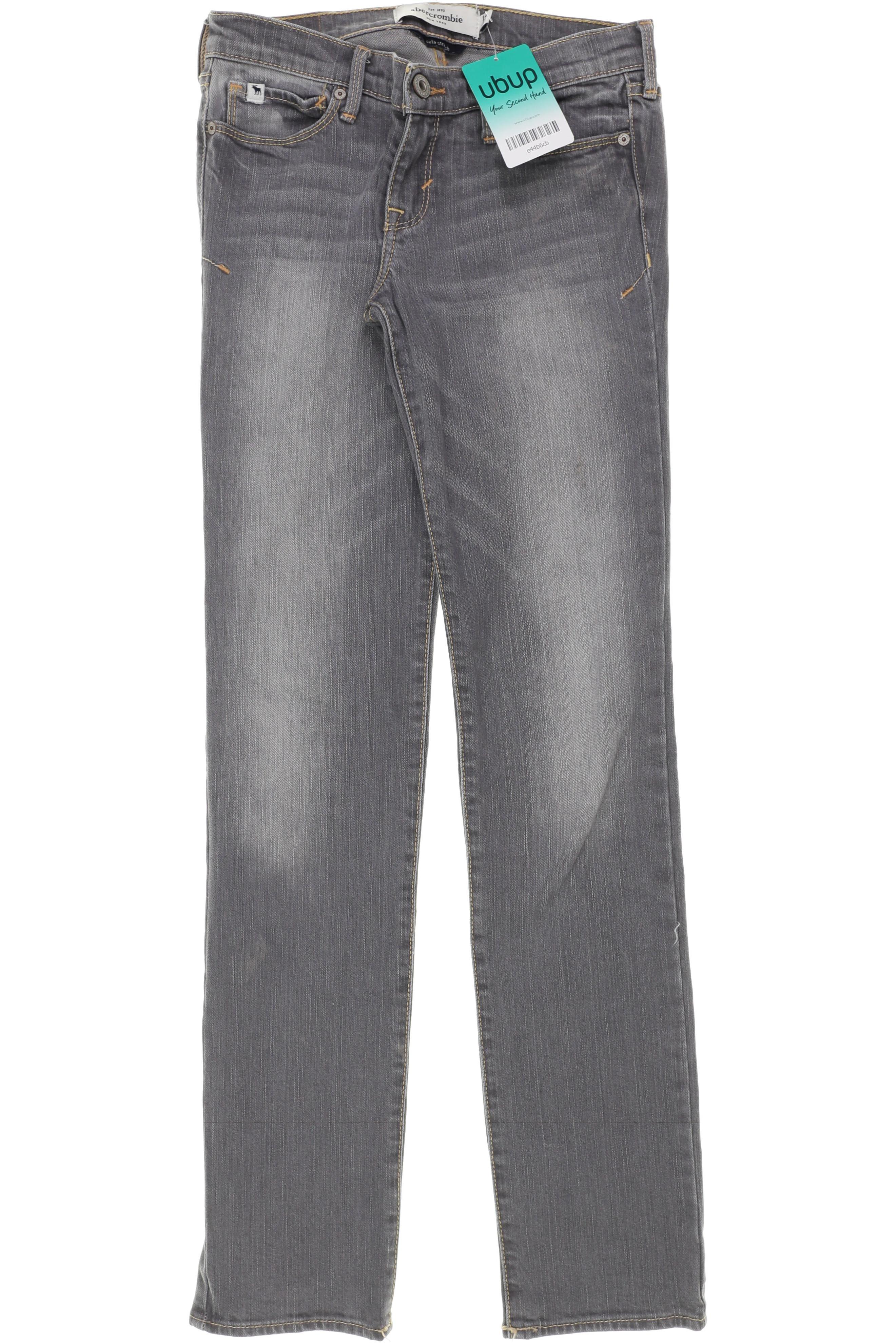 

Abercrombie & Fitch Damen Jeans, grau, Gr. 164