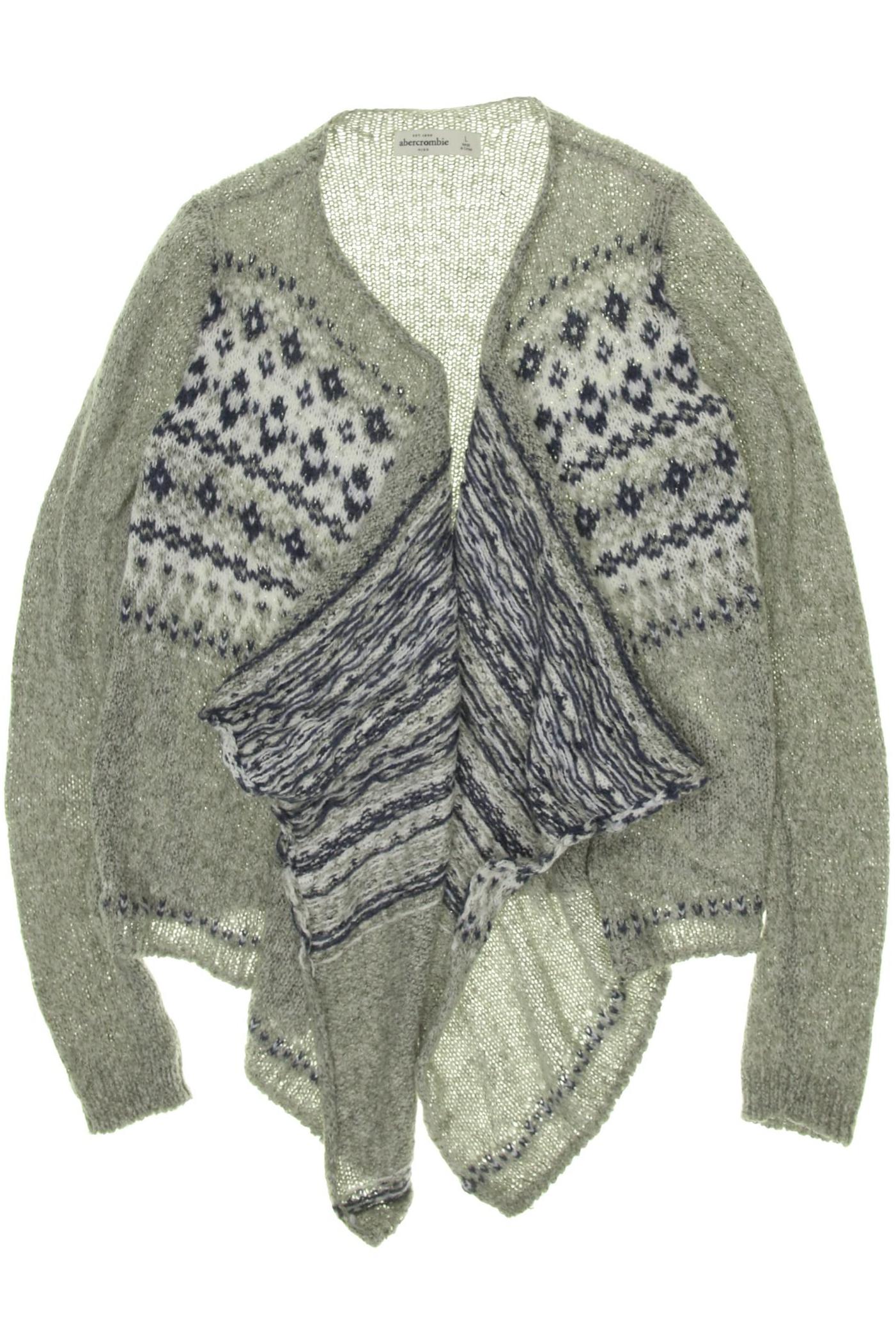 

Abercrombie & Fitch Mädchen Strickjacke, grau, Gr.