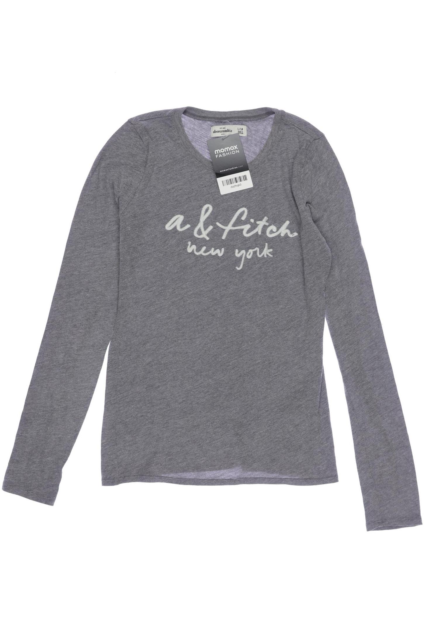 

Abercrombie & Fitch Damen Langarmshirt, grau, Gr. 158