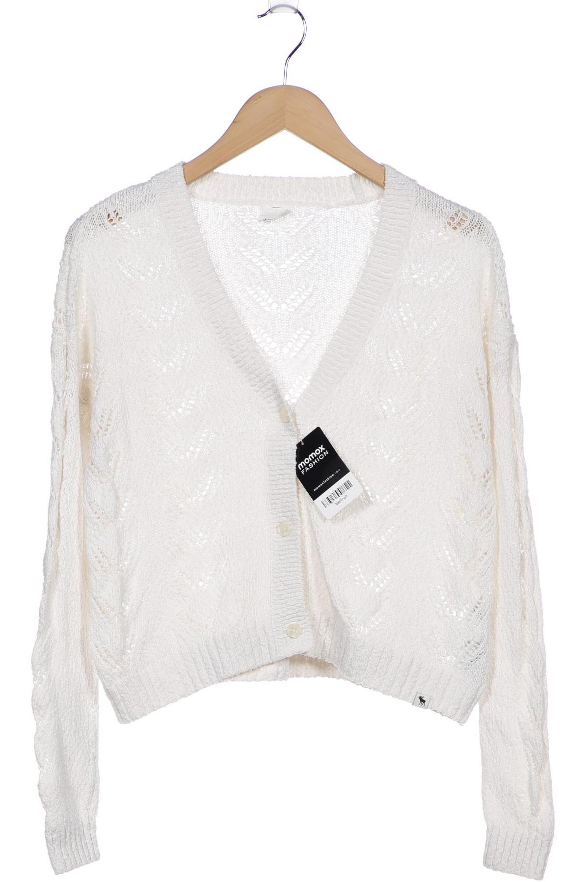 

Abercrombie & Fitch Damen Strickjacke, weiß, Gr. 176