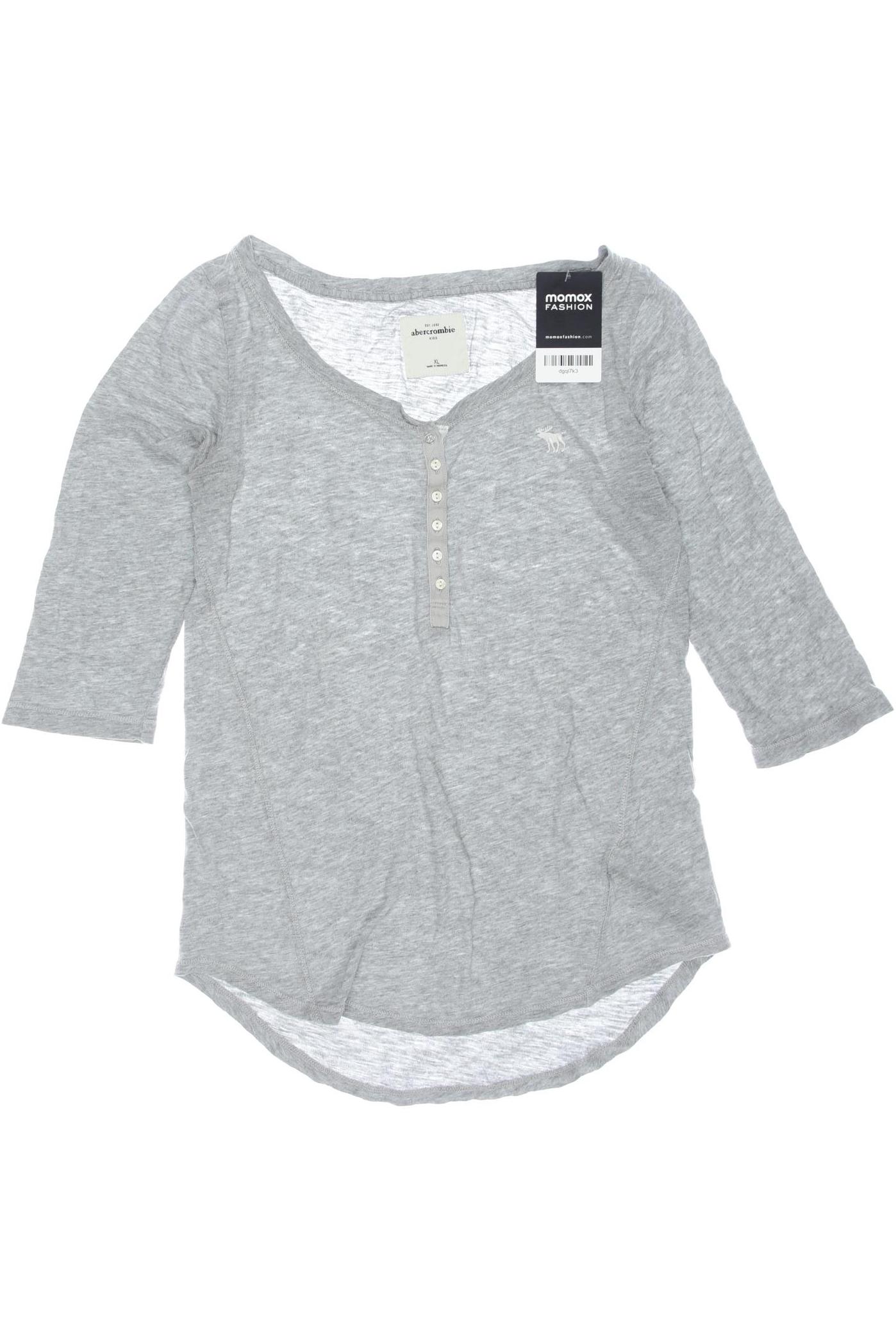

Abercrombie & Fitch Damen Langarmshirt, grau, Gr. 170