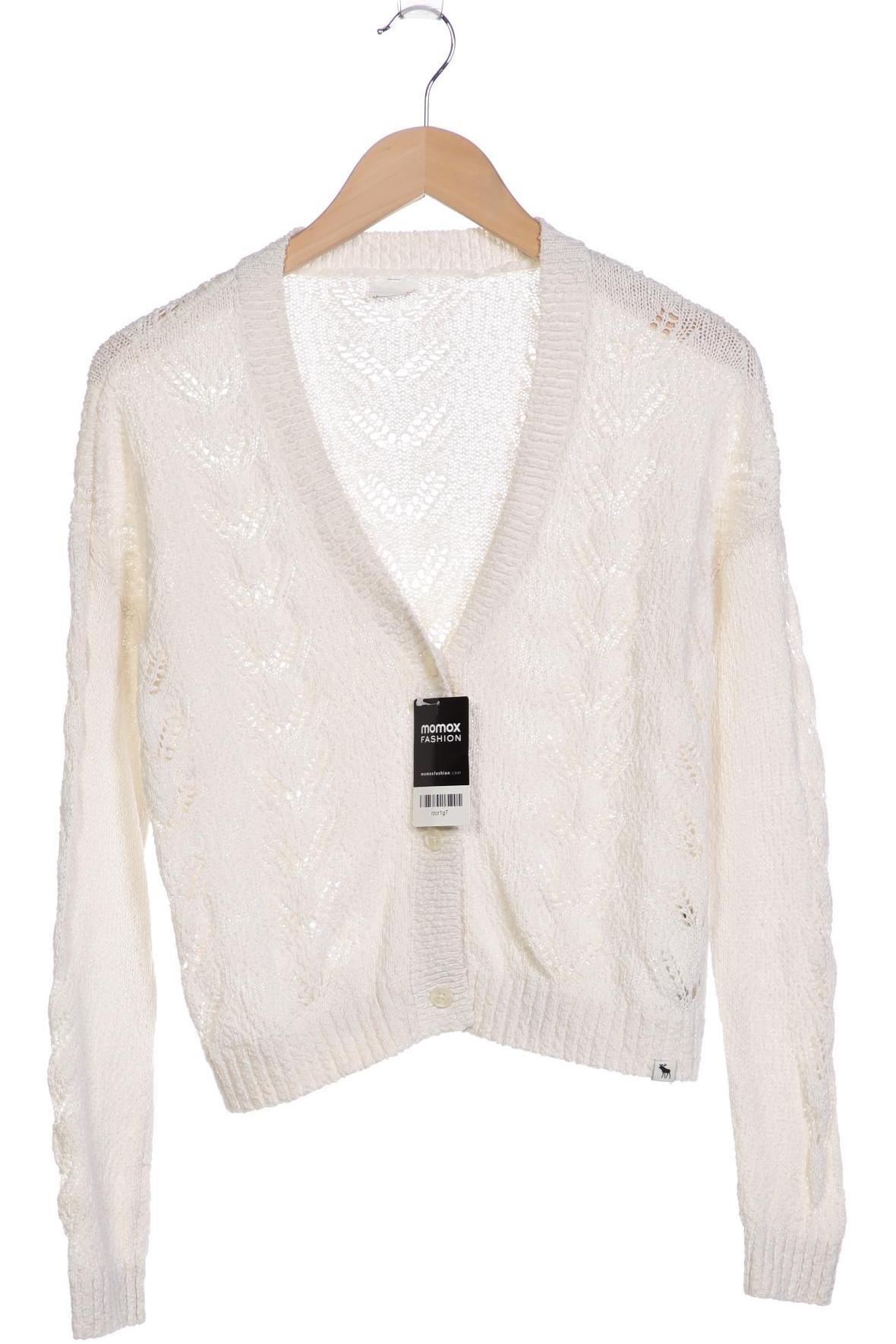 

Abercrombie & Fitch Damen Strickjacke, cremeweiß, Gr. 176