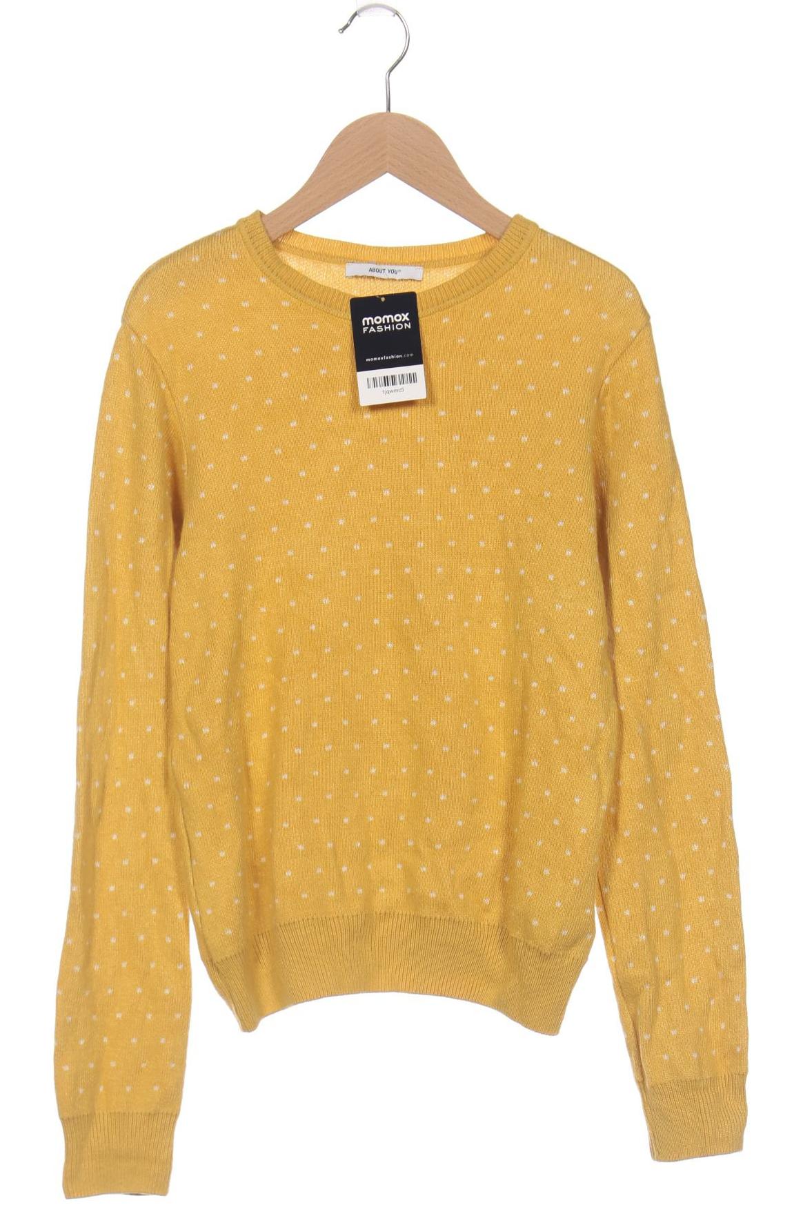 

About you Damen Pullover, gelb, Gr. 34