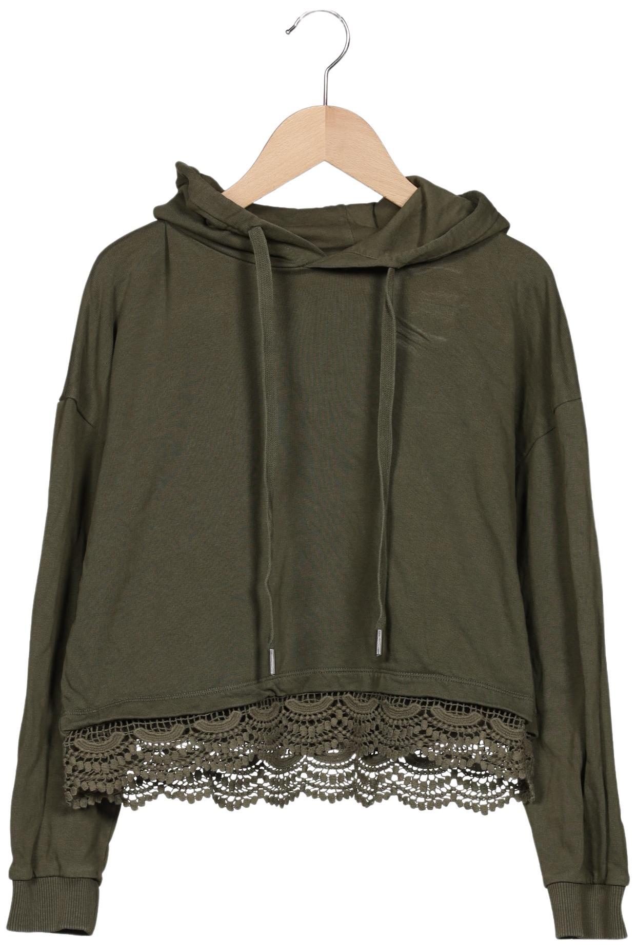 

About you Damen Kapuzenpullover, grün, Gr. 34