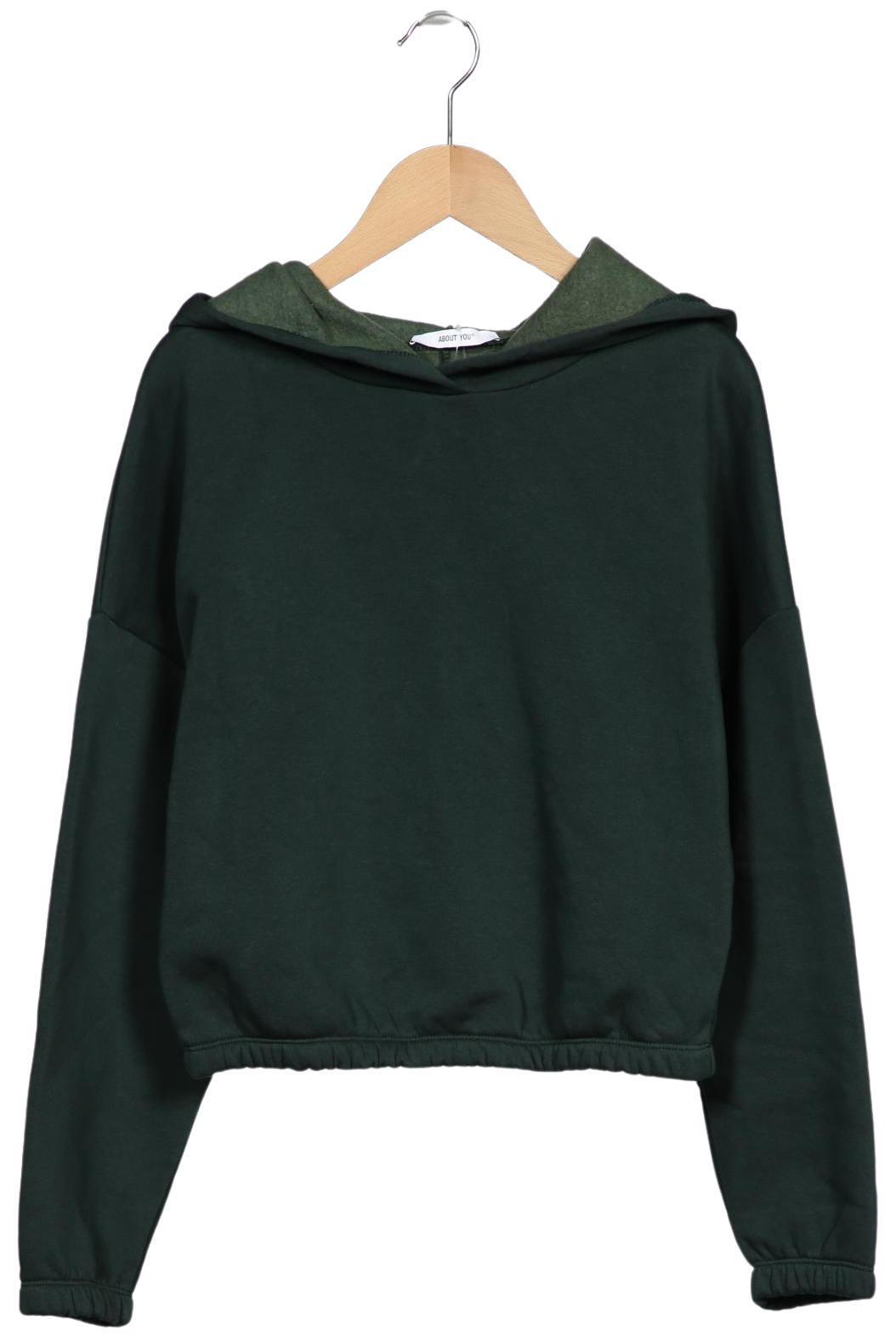 

About you Damen Kapuzenpullover, grün, Gr. 38