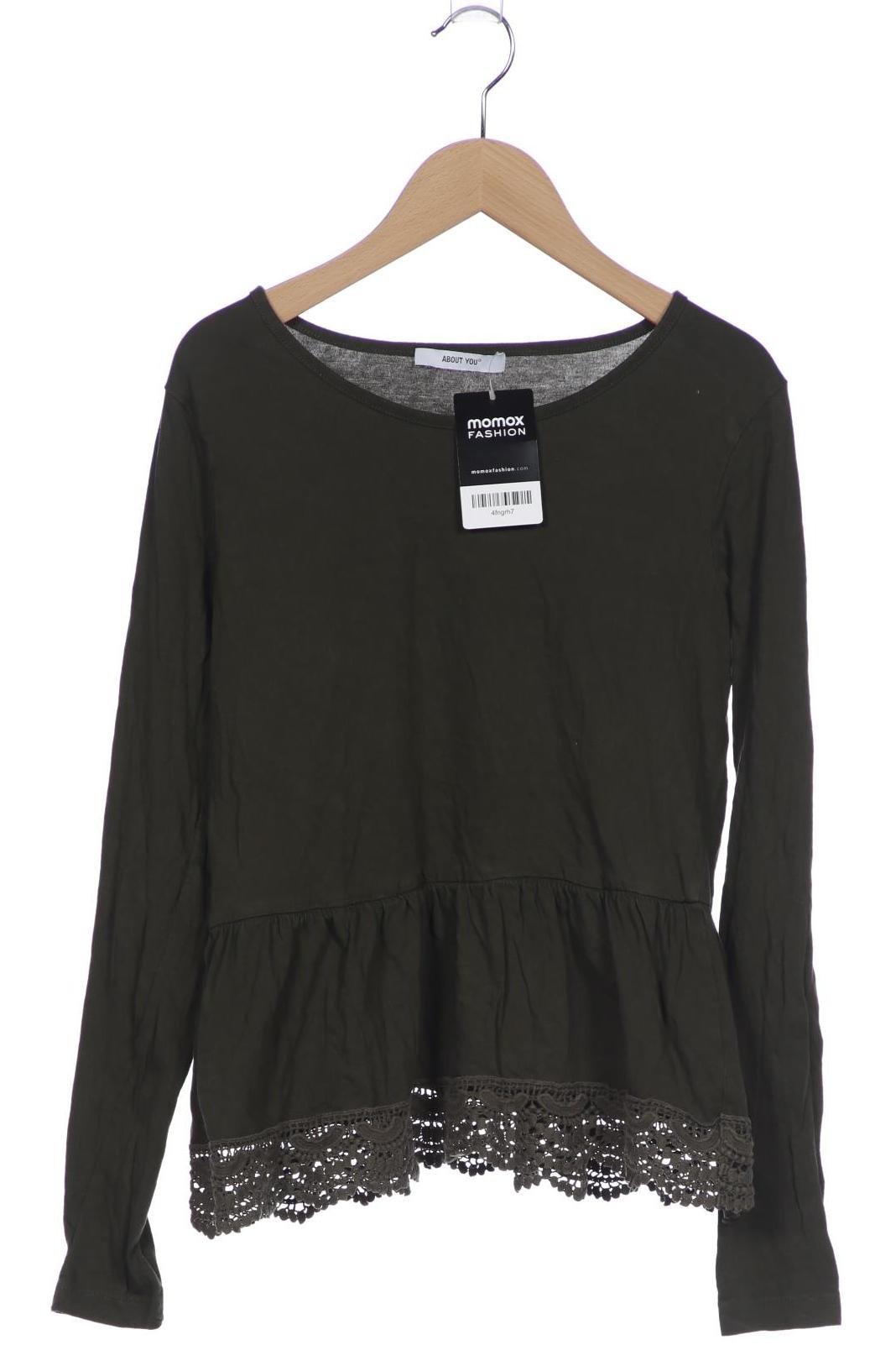 

About you Damen Langarmshirt, grün, Gr. 36