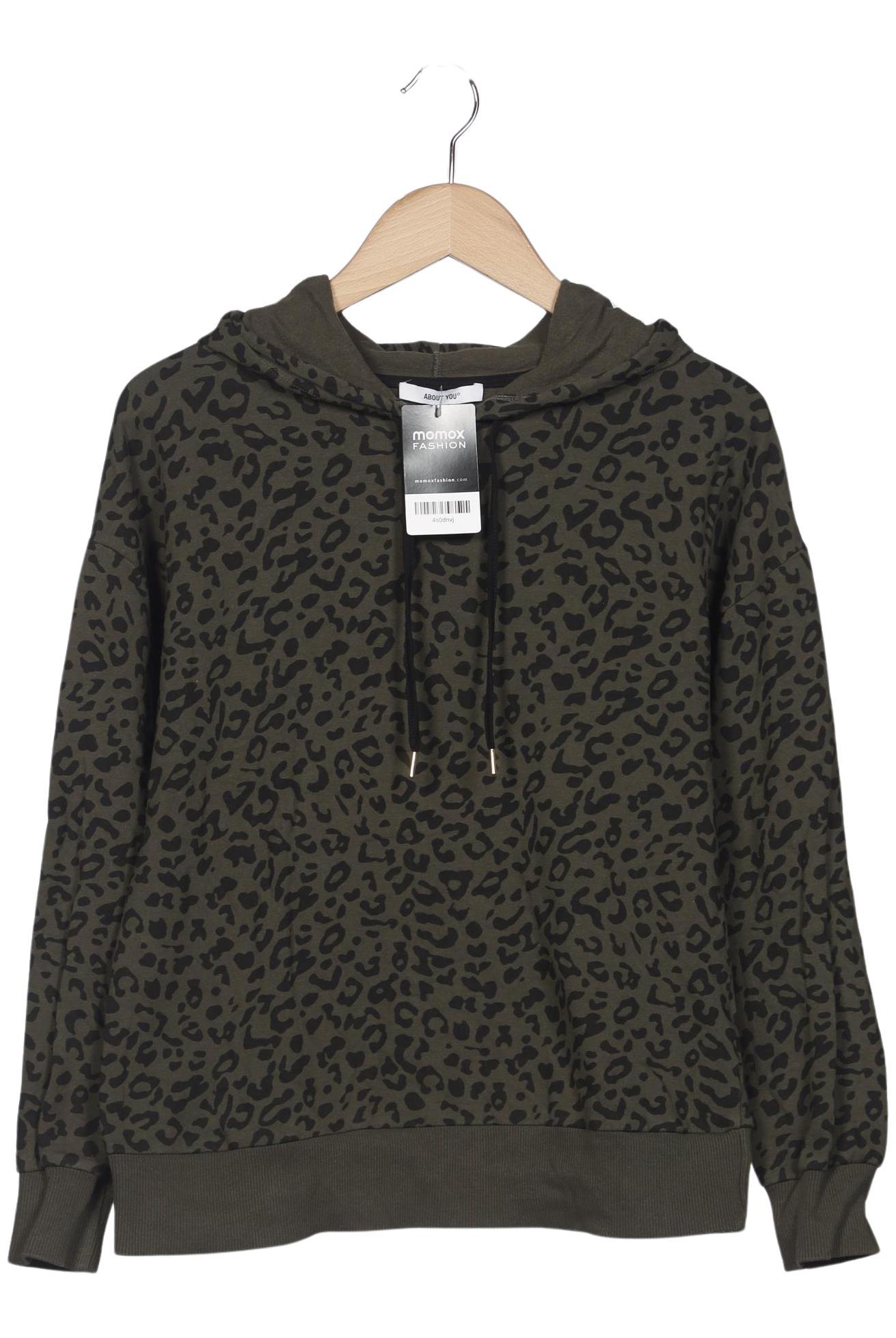 

About you Damen Kapuzenpullover, grün, Gr. 34