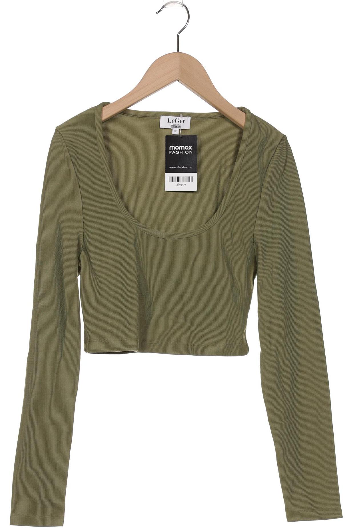 

About you Damen Langarmshirt, grün, Gr. 38