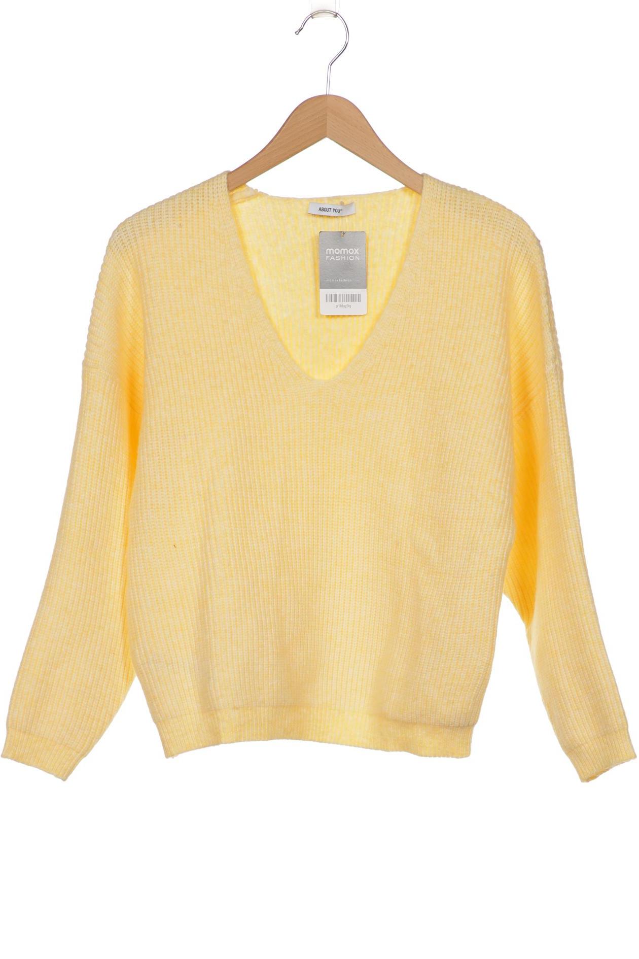 

About you Damen Pullover, gelb, Gr. 38