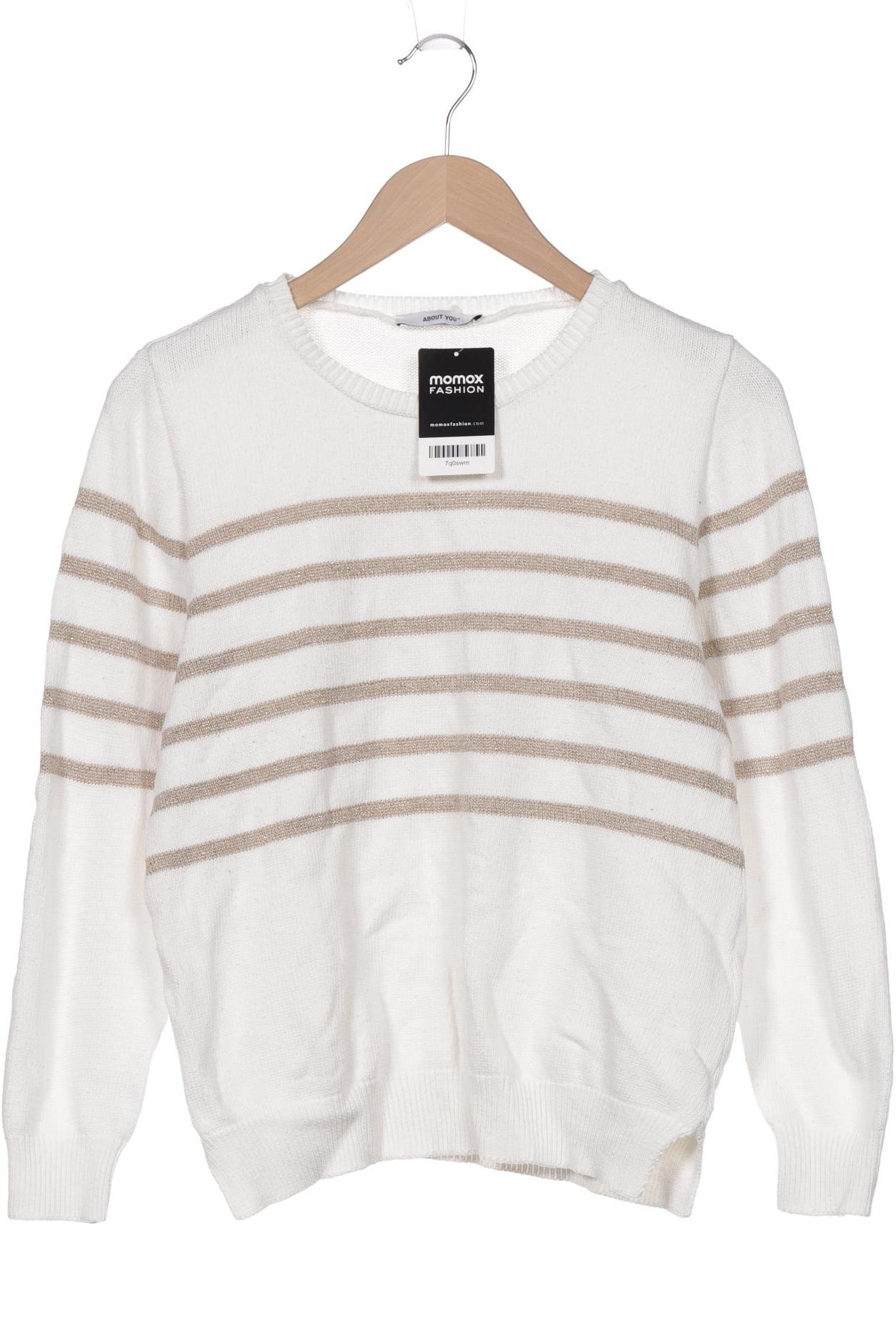 

About you Damen Pullover, weiß, Gr. 34