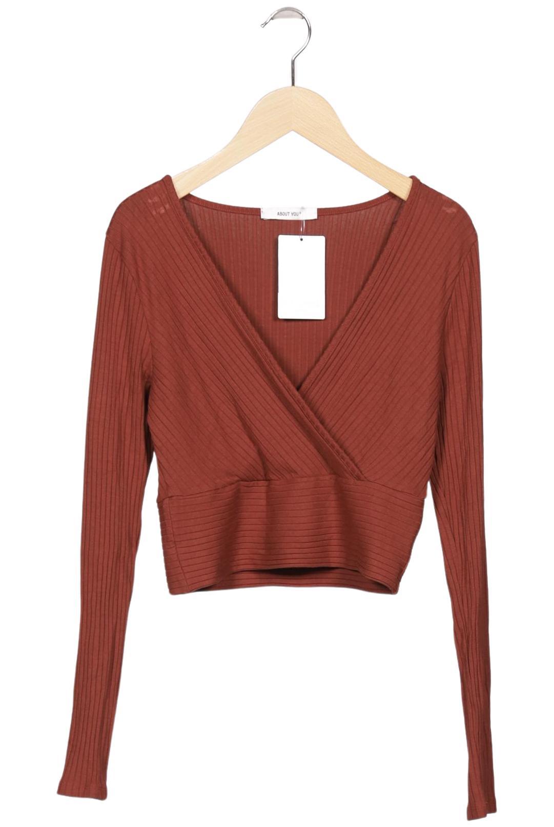 

About you Damen Langarmshirt, braun, Gr. 38