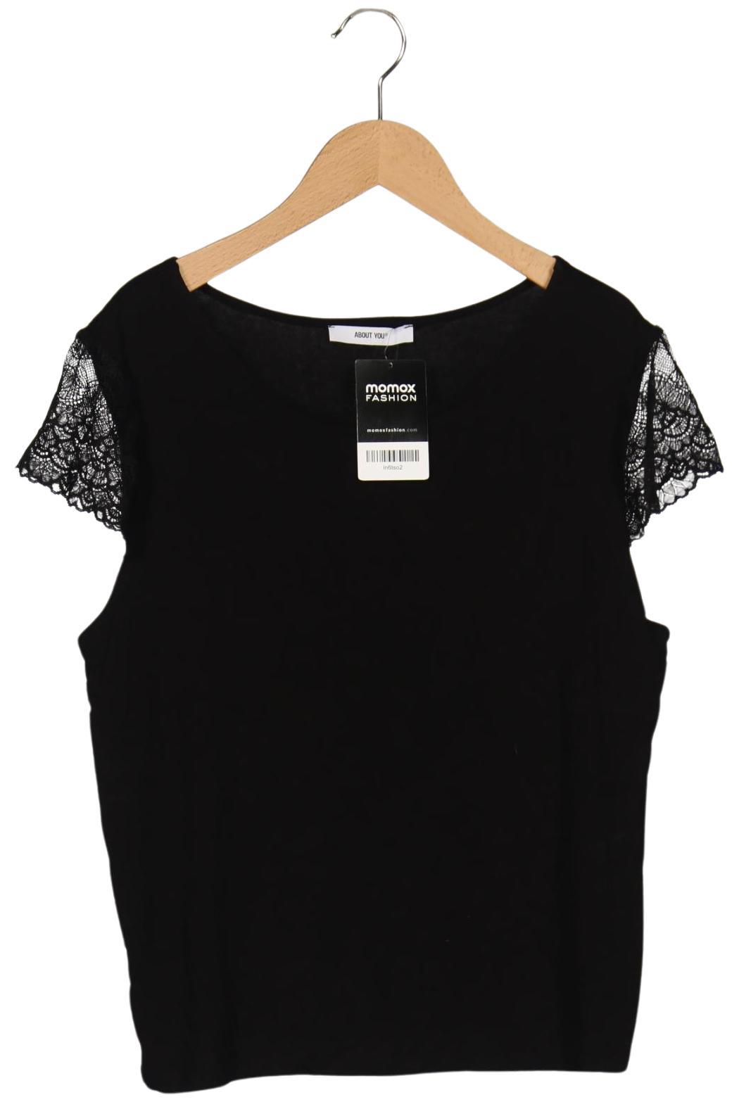 

About you Damen T-Shirt, schwarz, Gr. 44