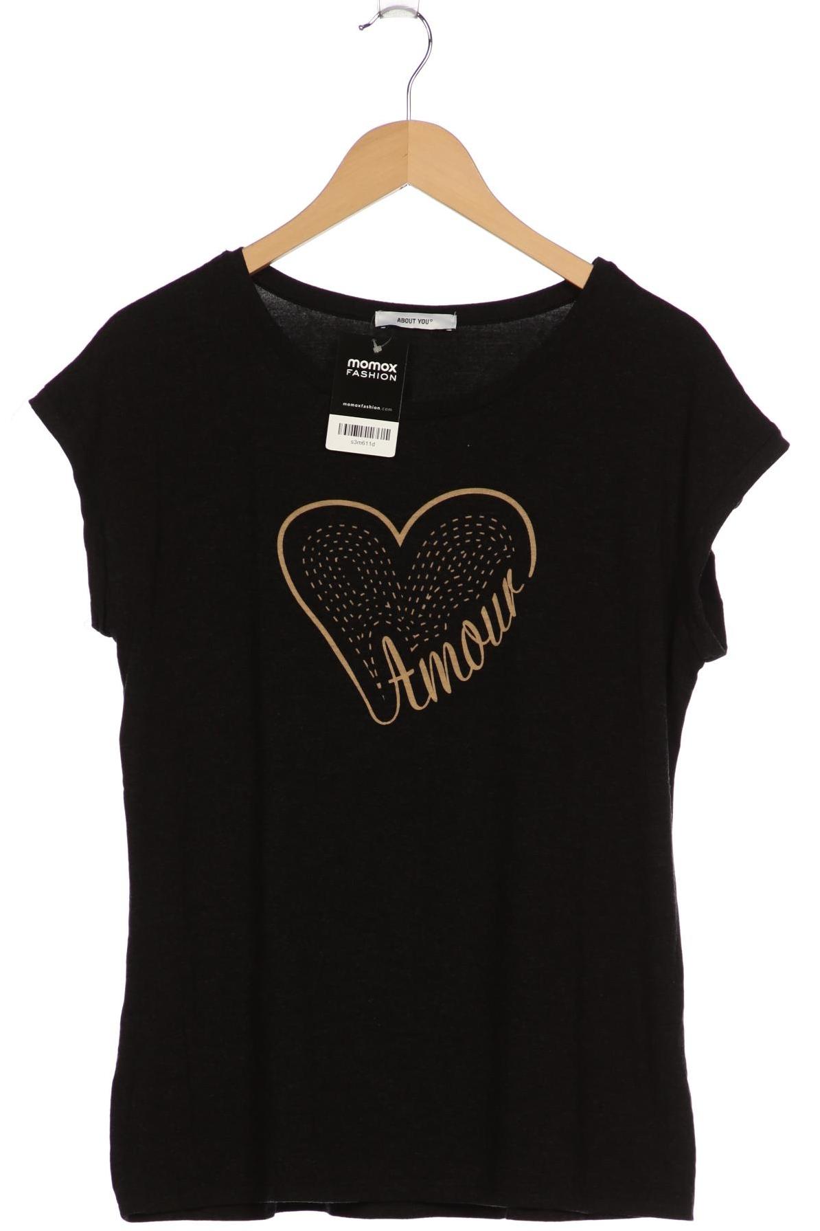 

About you Damen T-Shirt, schwarz, Gr. 38
