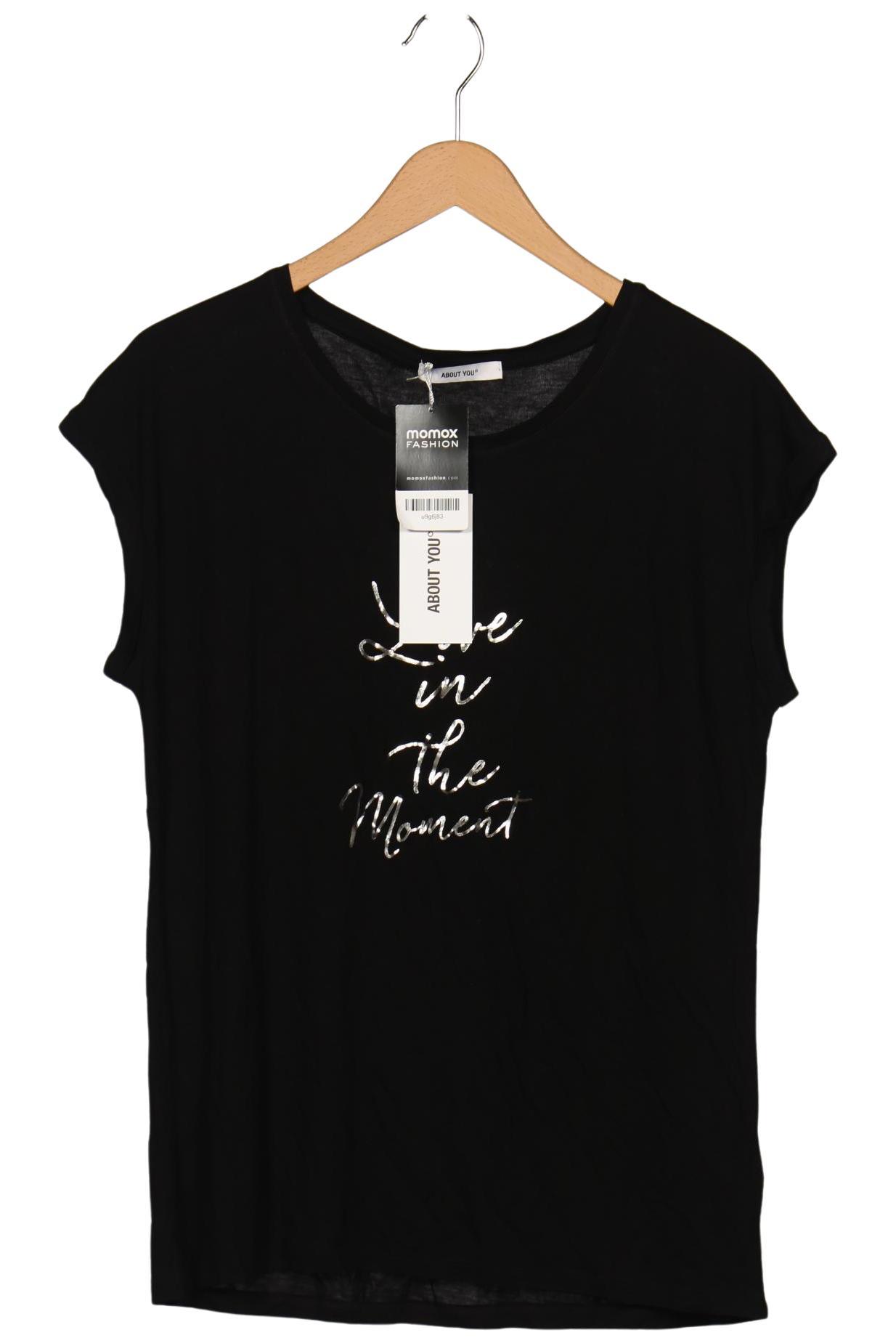 

About you Damen T-Shirt, schwarz, Gr. 40
