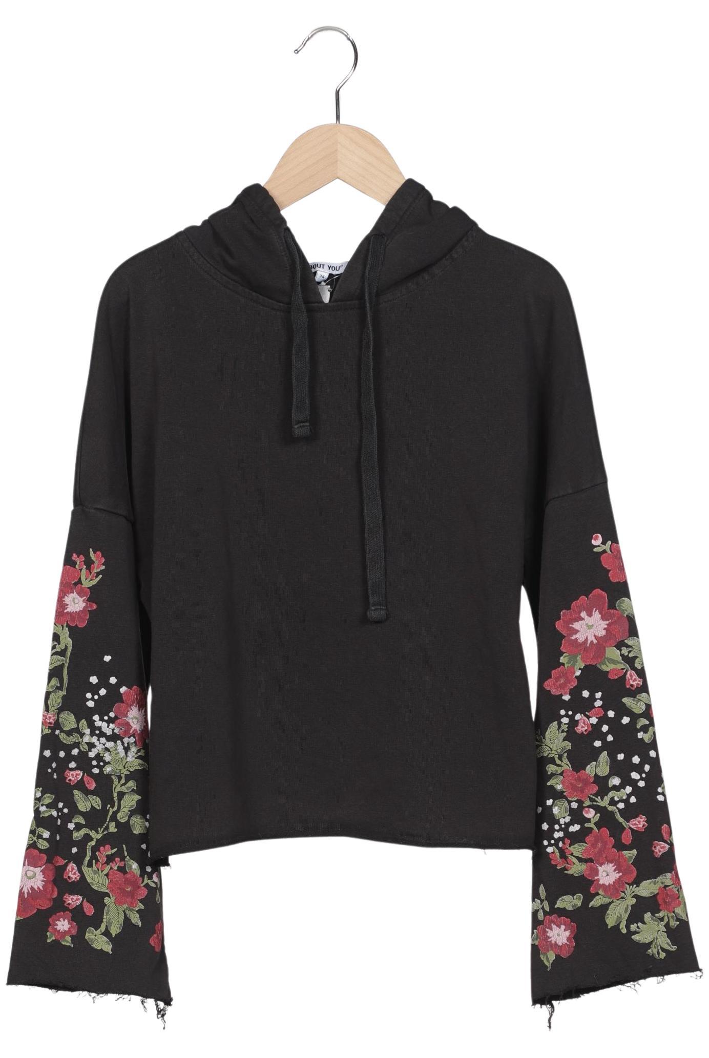 

About you Damen Sweatshirt, schwarz, Gr. 34