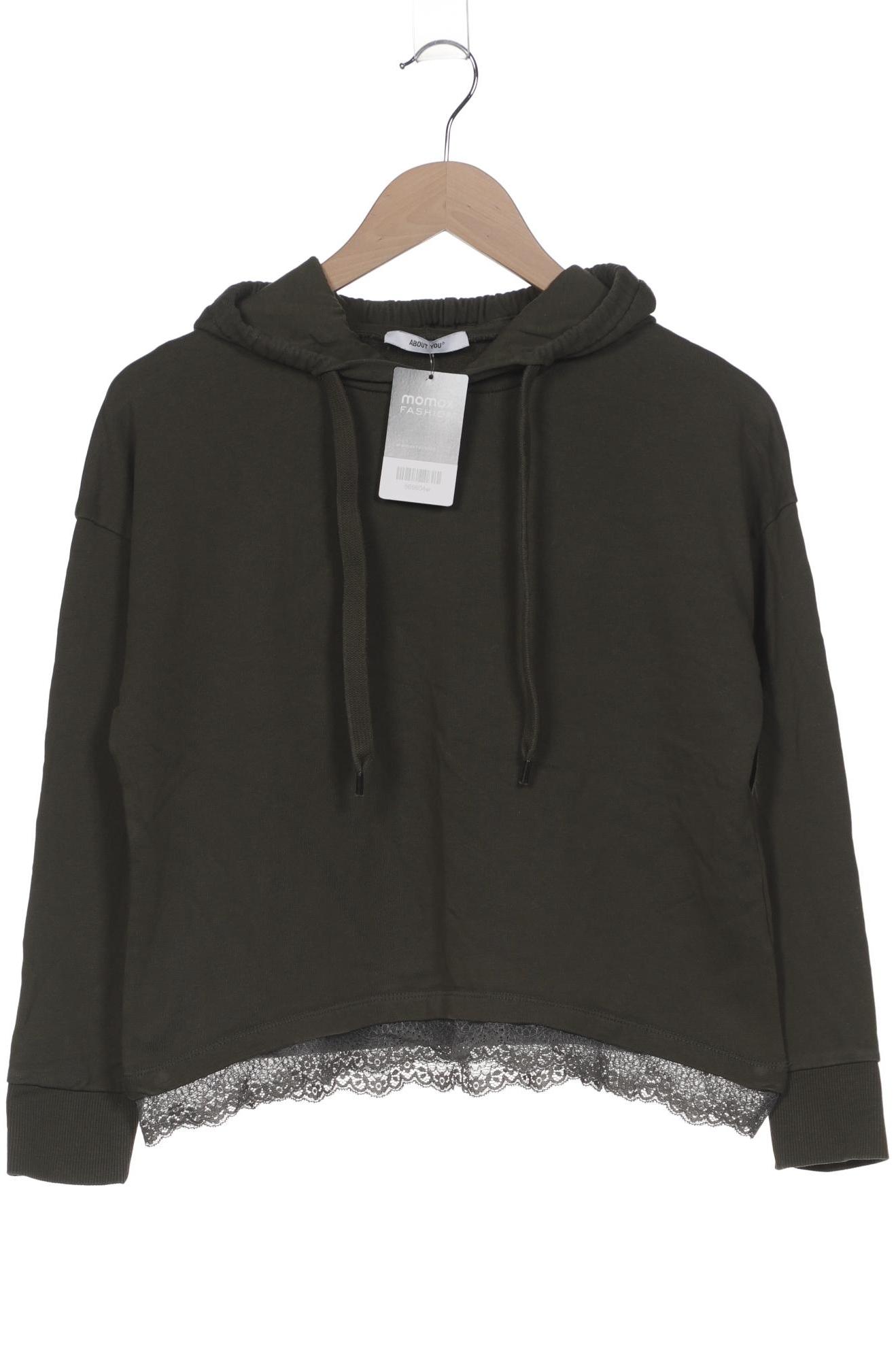 

About you Damen Kapuzenpullover, grün, Gr. 38
