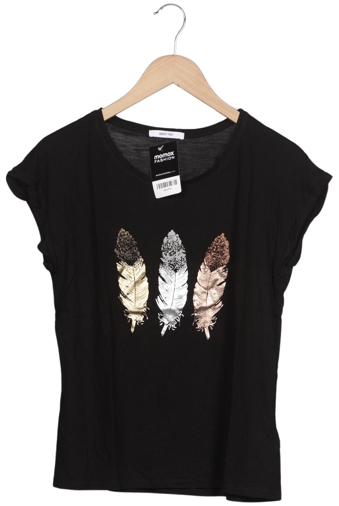 

About you Damen T-Shirt, schwarz, Gr. 36