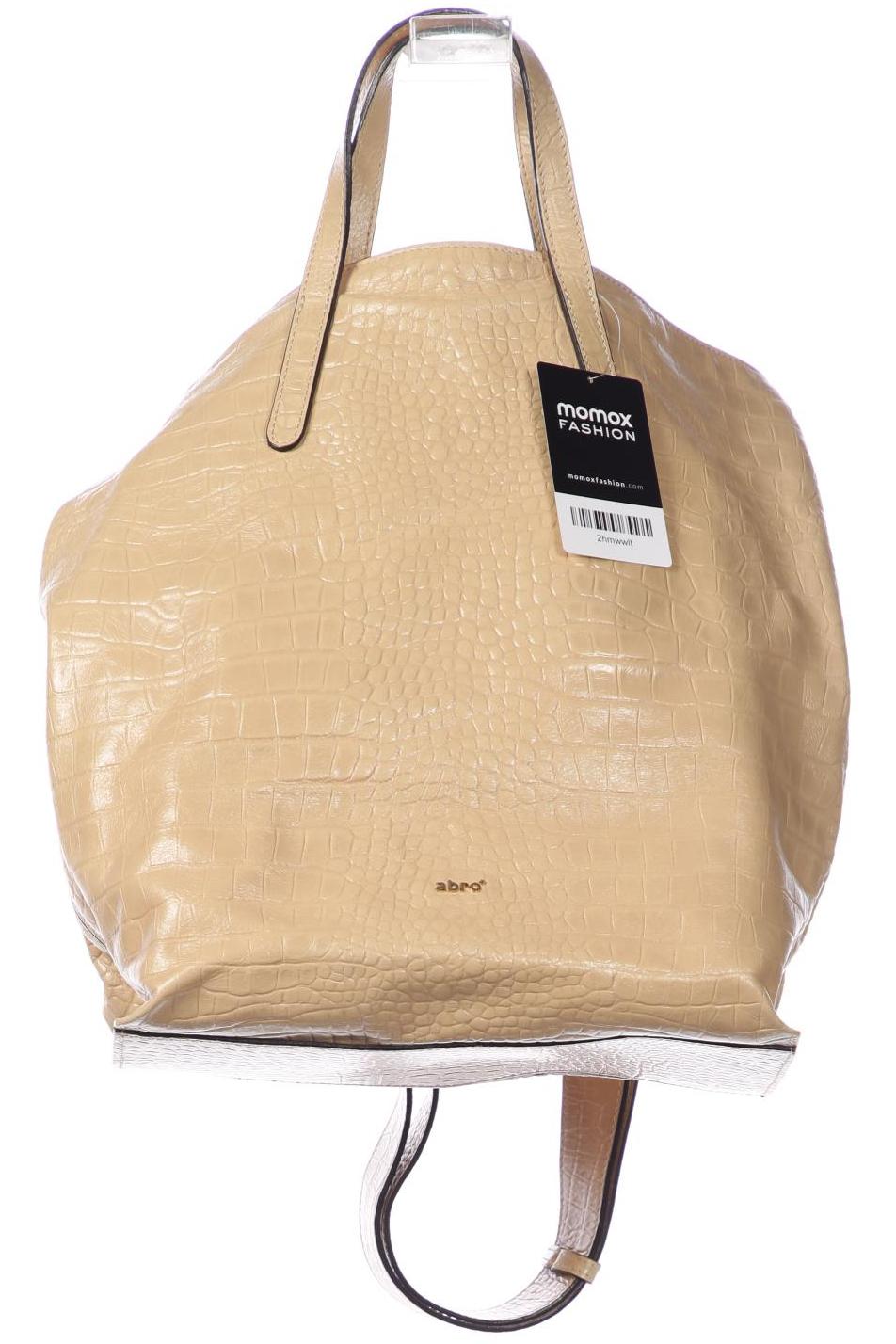 

Abro Damen Handtasche, beige, Gr.